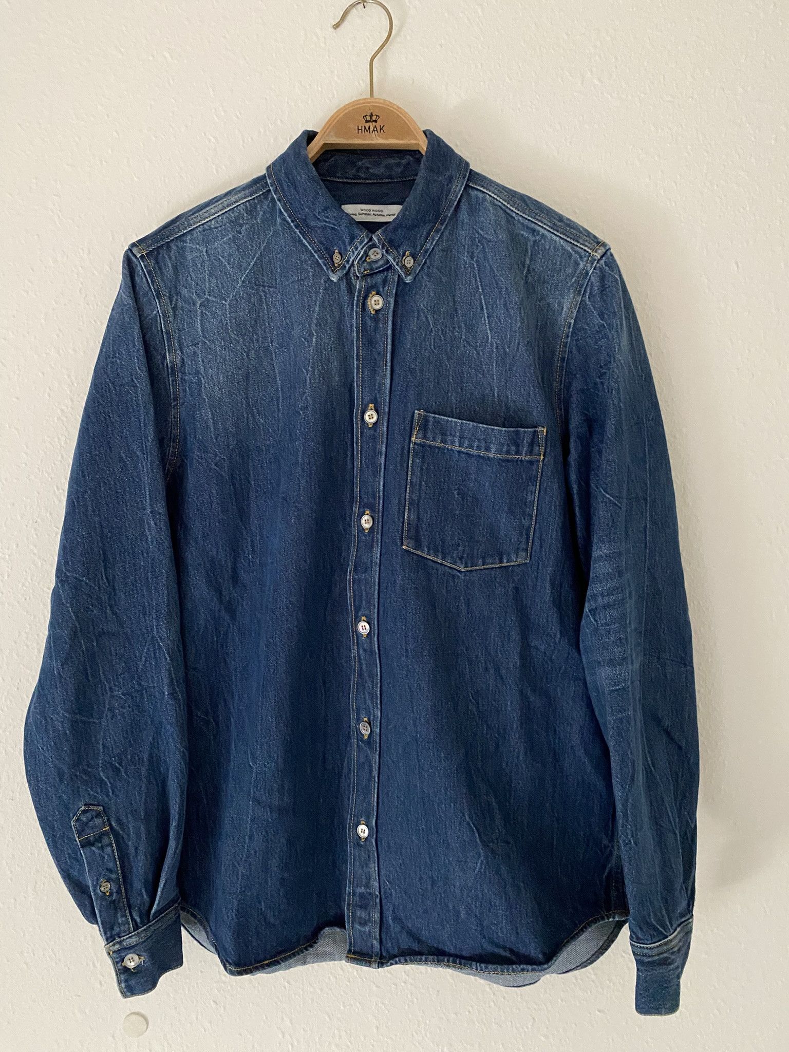 Acne Studios 48/M - Vintage Wash - Ansel Denim Shirt Size US M / EU 48-50 / 2 - 1 Thumbnail