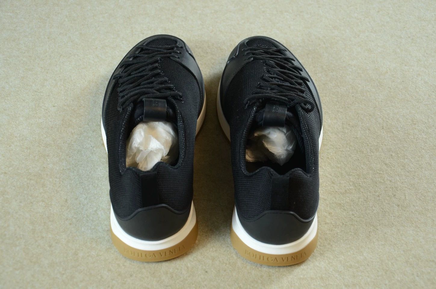 Bottega Veneta Bottega Veneta Daniel Lee Black Asymmetric Design Sneaker Size US 11 / EU 44 - 6 Thumbnail