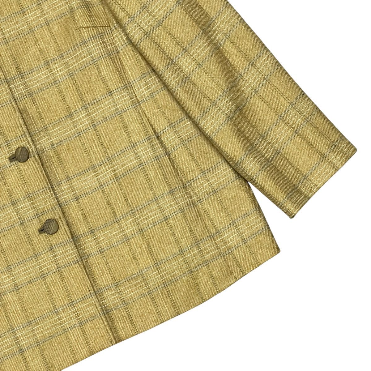 Loro Piana Vintage Leilian X Loro Piana Wool Cashmere Plaid Jacket Size XL / US 12-14 / IT 48-50 - 3 Thumbnail