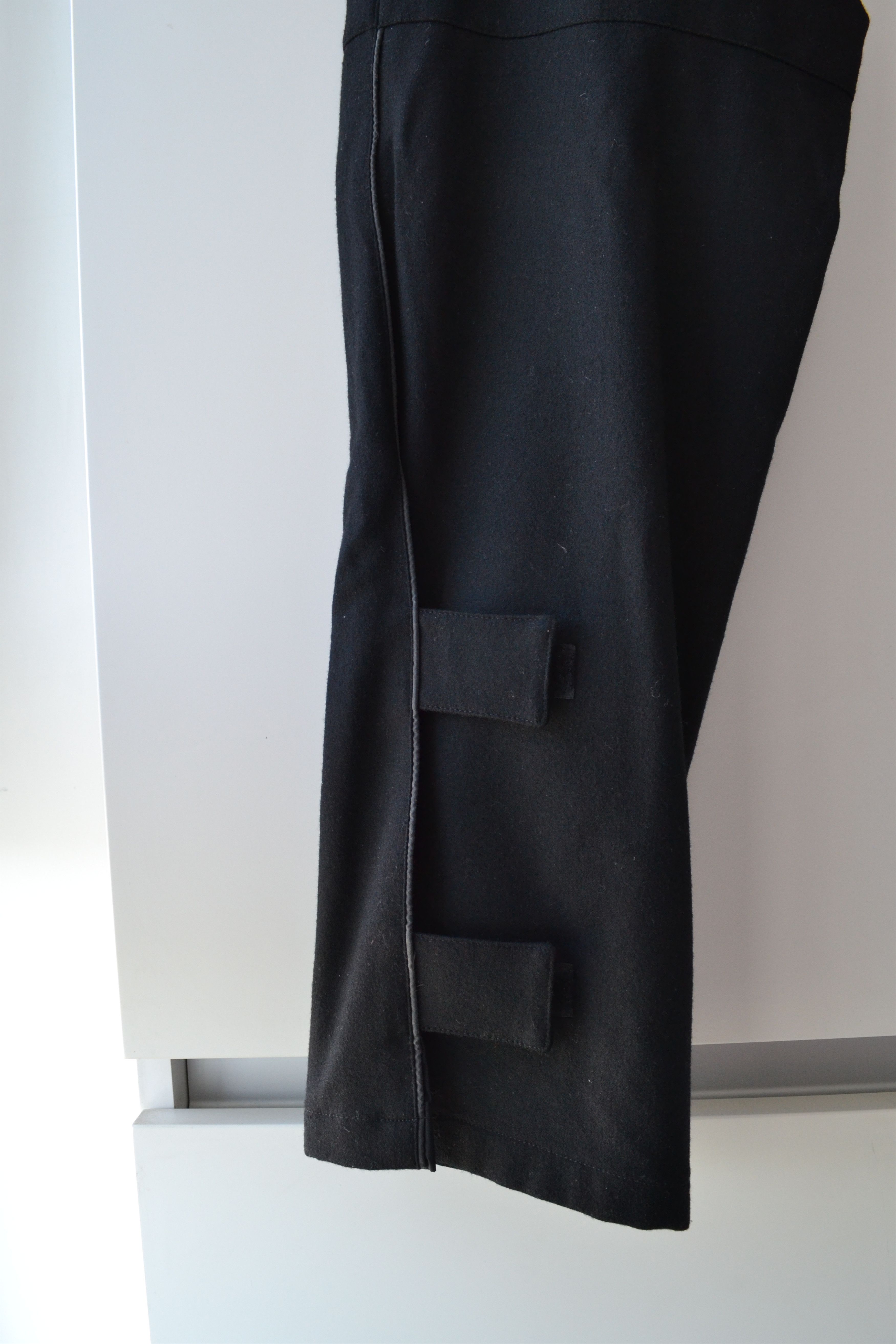 Prada PRADA Pants Velcro Trousers Zip Pockets Wool 1999 Red Tab Size US 34 / EU 50 - 8 Thumbnail