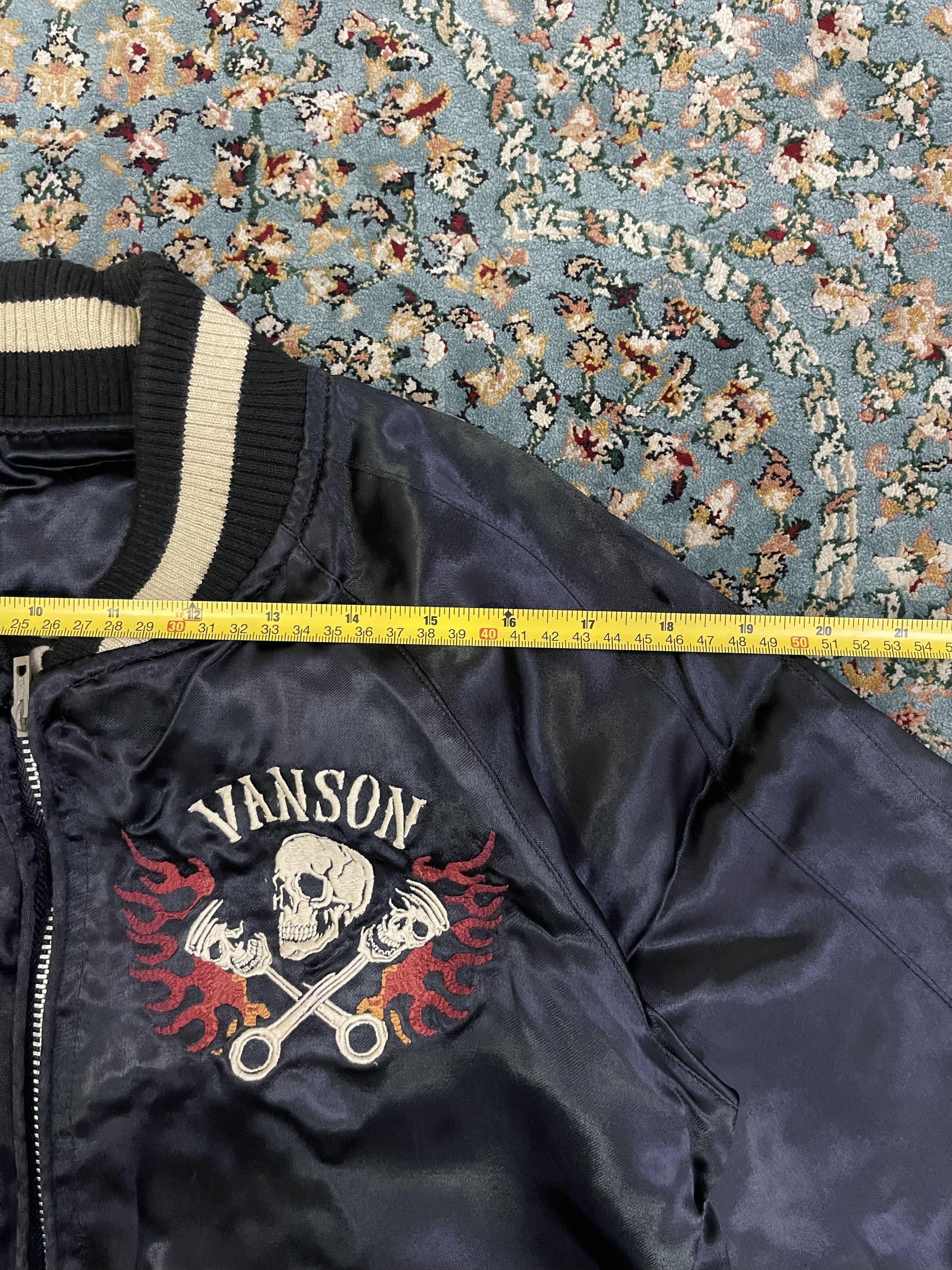 Vanson Leathers RARE Vanson Sukajan Sourvenir Satin Jacket Embroidery Size US S / EU 44-46 / 1 - 16 Thumbnail