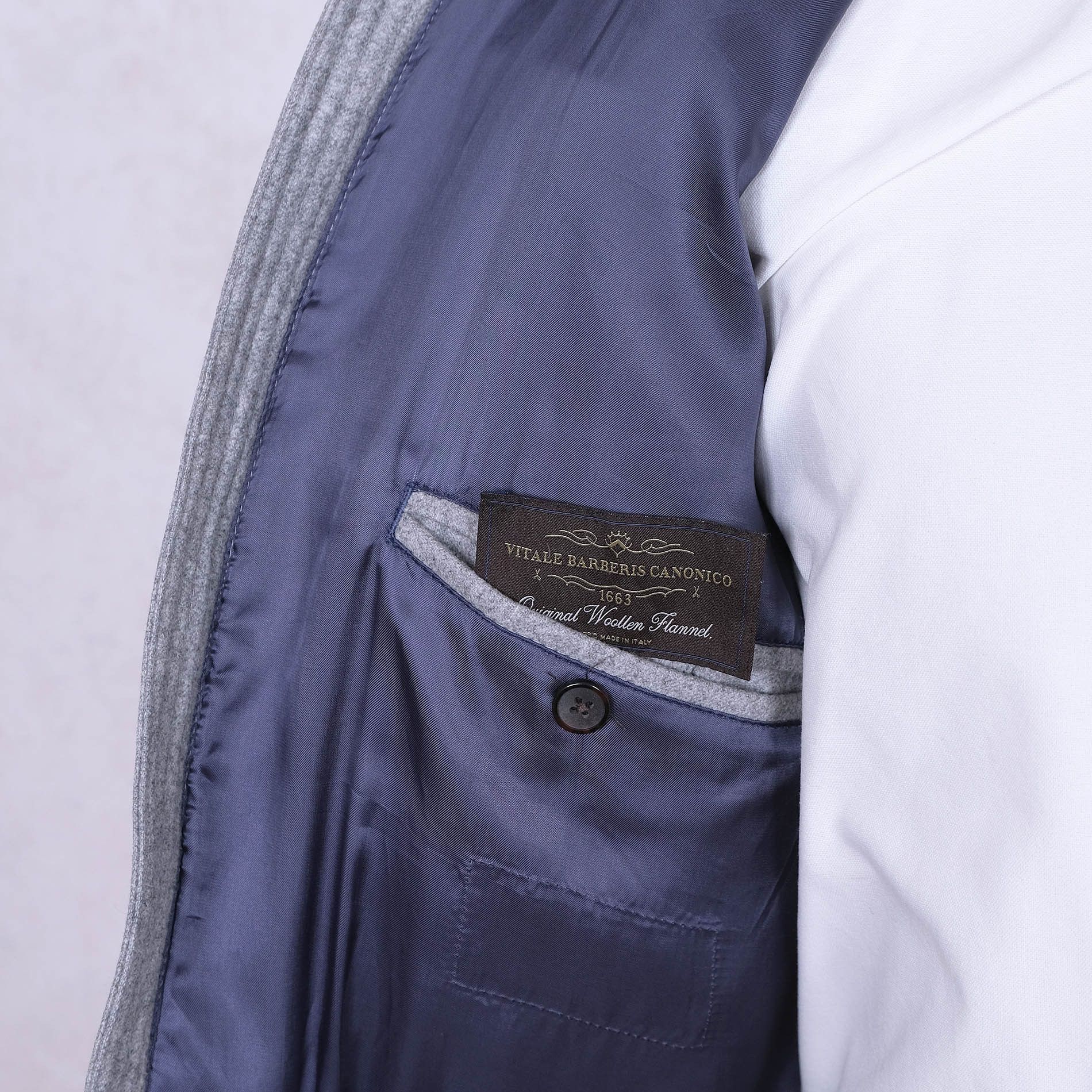 Suitsupply Suitsupply, grey wool down jacket, size 40UK, Orlando model Size US M / EU 48-50 / 2 - 5 Thumbnail