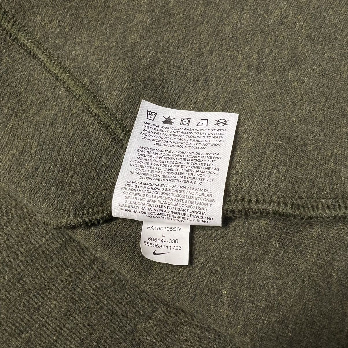 Nike Nike Tech Fleece Sweatshirt Hoodie Olive Green Pine Full Zip Size US L / EU 52-54 / 3 - 11 Thumbnail