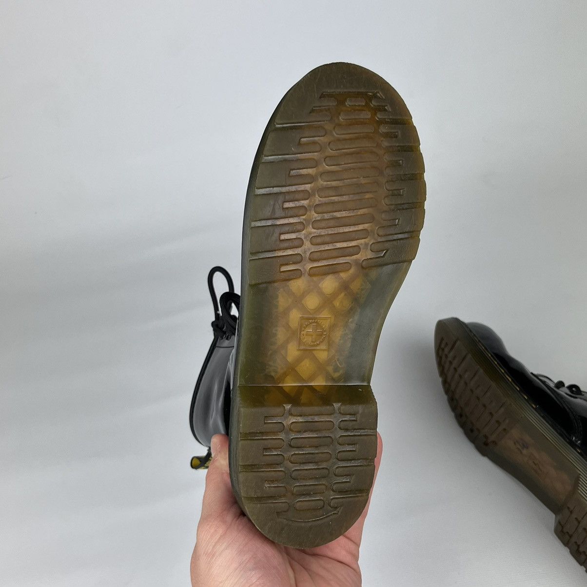 Dr. Martens Dr Martens 1460y hight Patent Smooth Leather Lamper Black Size US 5 / EU 37 - 6 Thumbnail
