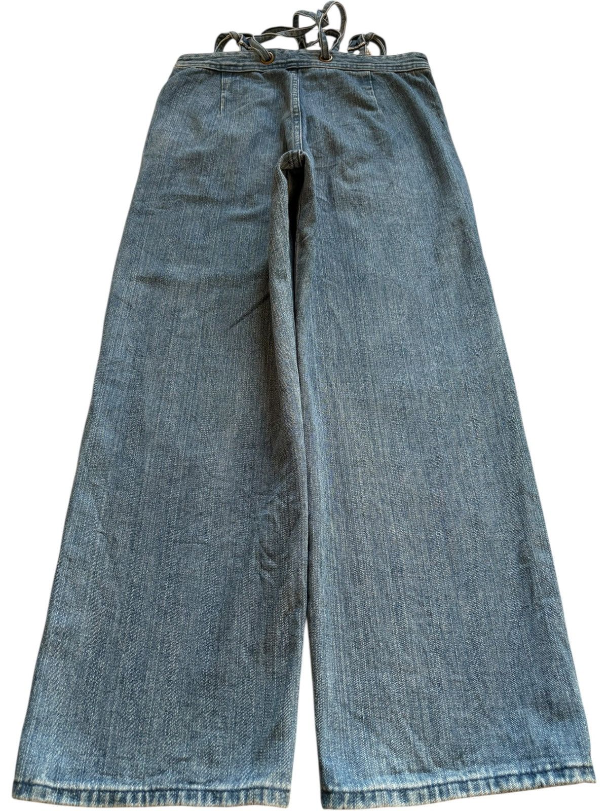 Japanese Brand SALES🔥Vintage Japanese Brand Blue Wash Suspender Baggy Jean Size US 30 / EU 46 - 2 Thumbnail