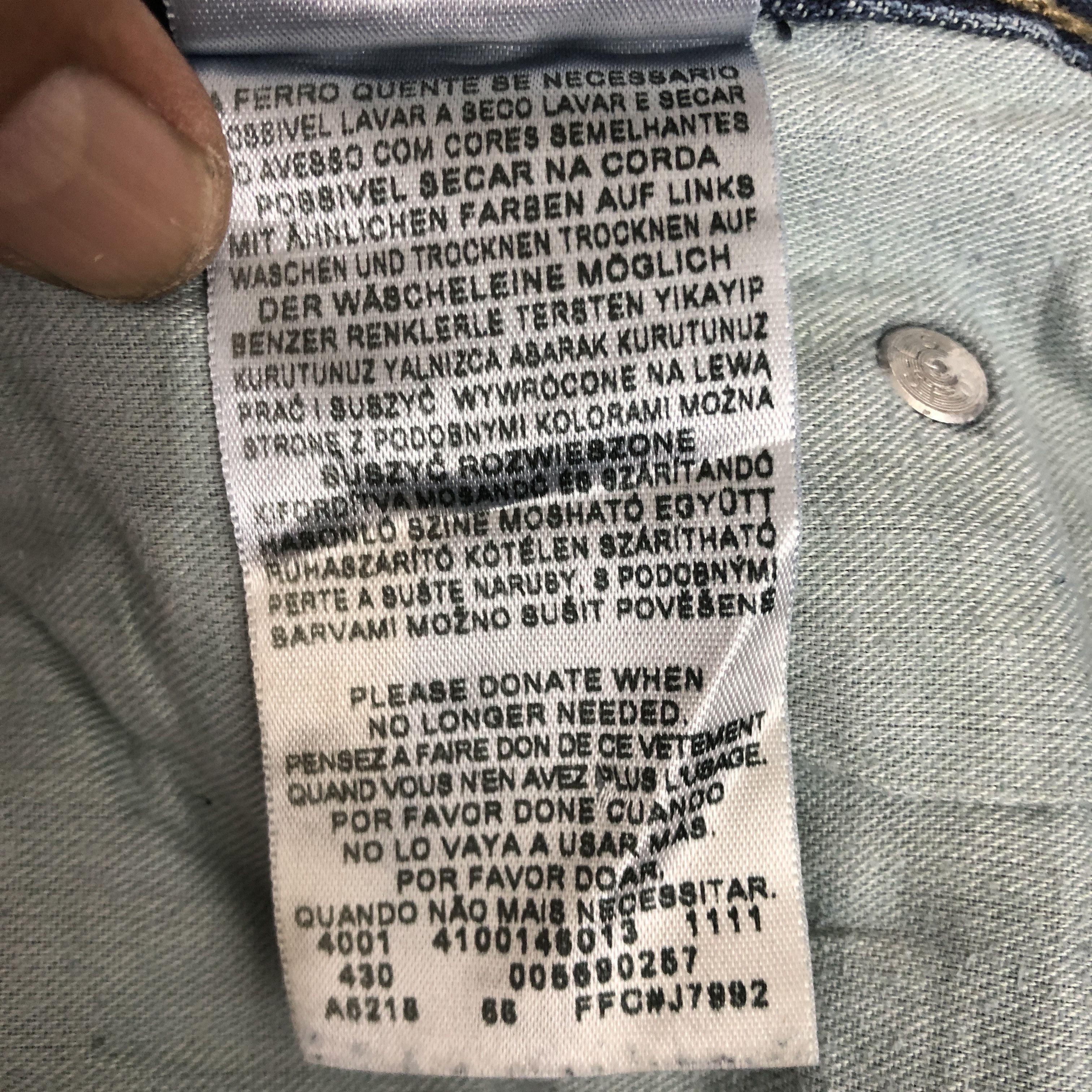Levi's Vintage Levis 559 Baggy Jeans Levi's Indigo Faded Denim Size US 38 / EU 54 - 7 Thumbnail
