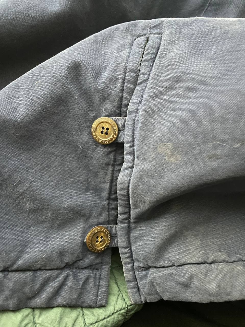 C.P. Company C.P. Company ARCHIVE Coat Trench Jacket Navy 1988 Vintage Size US M / EU 48-50 / 2 - 12 Thumbnail