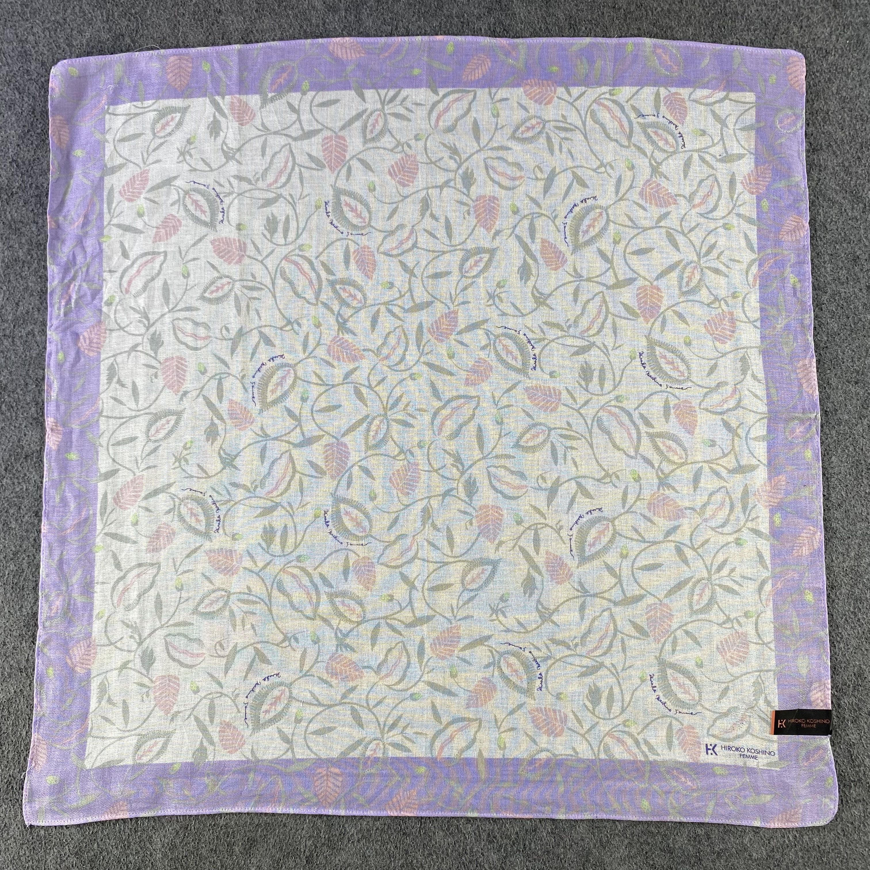 Hiroko Koshino Homme Hiroko Koshino Handkerchief/Neckerchief/Bandana HC564 Size ONE SIZE - 1 Thumbnail