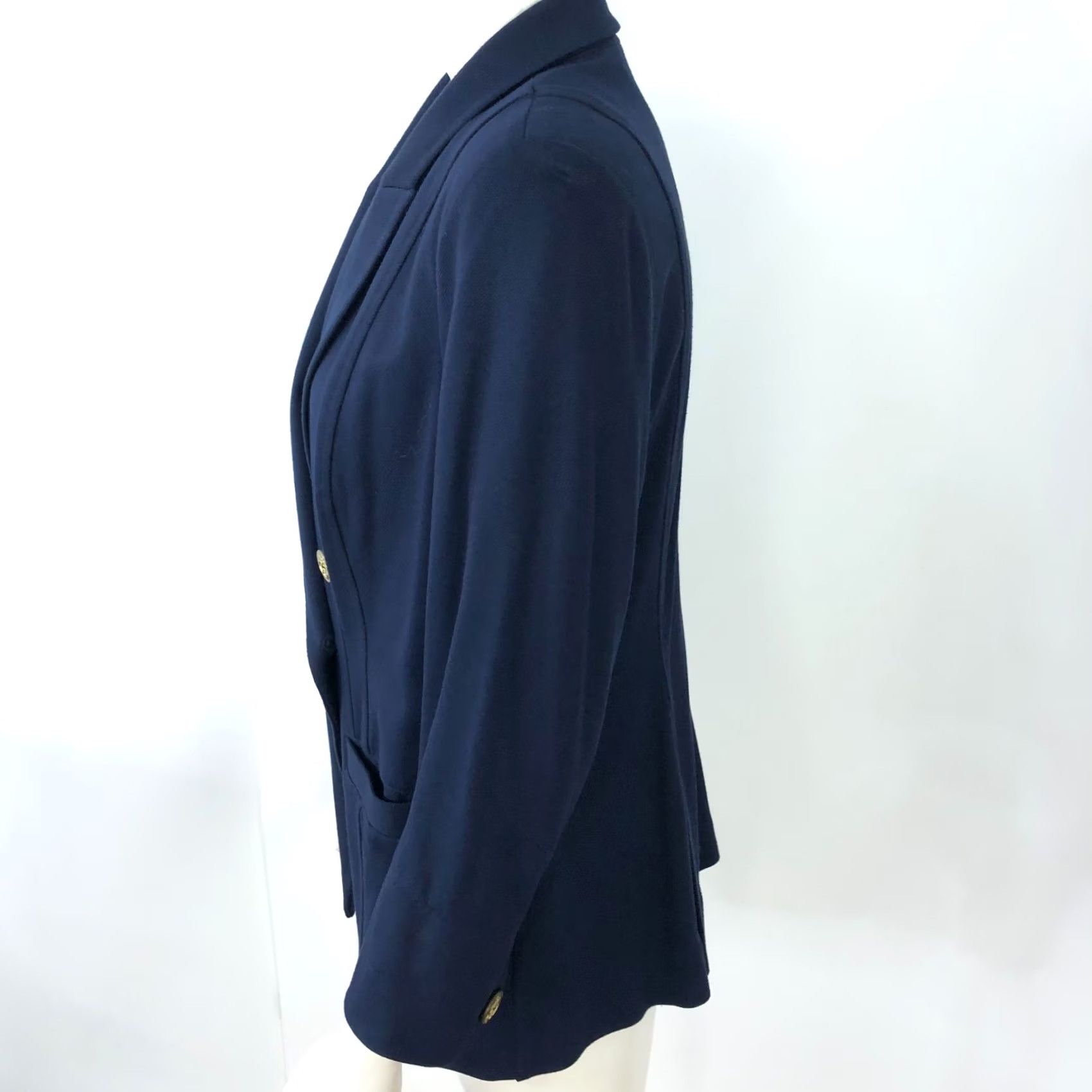 Vintage Cabi 10 Nautical Grand Slam Rayon Button Blazer Jacket Blue 5150 Blazer Women Regular Size 10 Blue 5150 Size L / US 10 / IT 46 - 2 Thumbnail