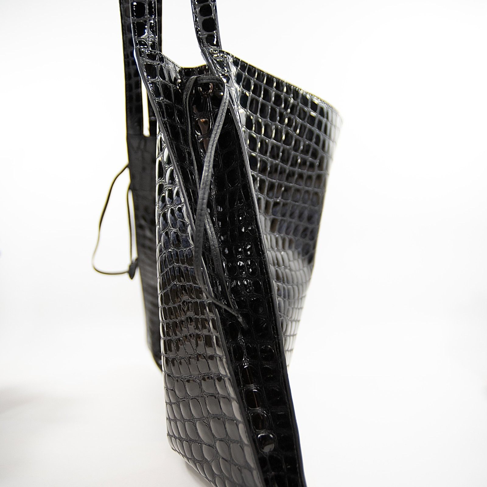 Christian Louboutin Christian Louboutin Ali Le 54 Logo Croc Leather Bag Size ONE SIZE - 11 Thumbnail