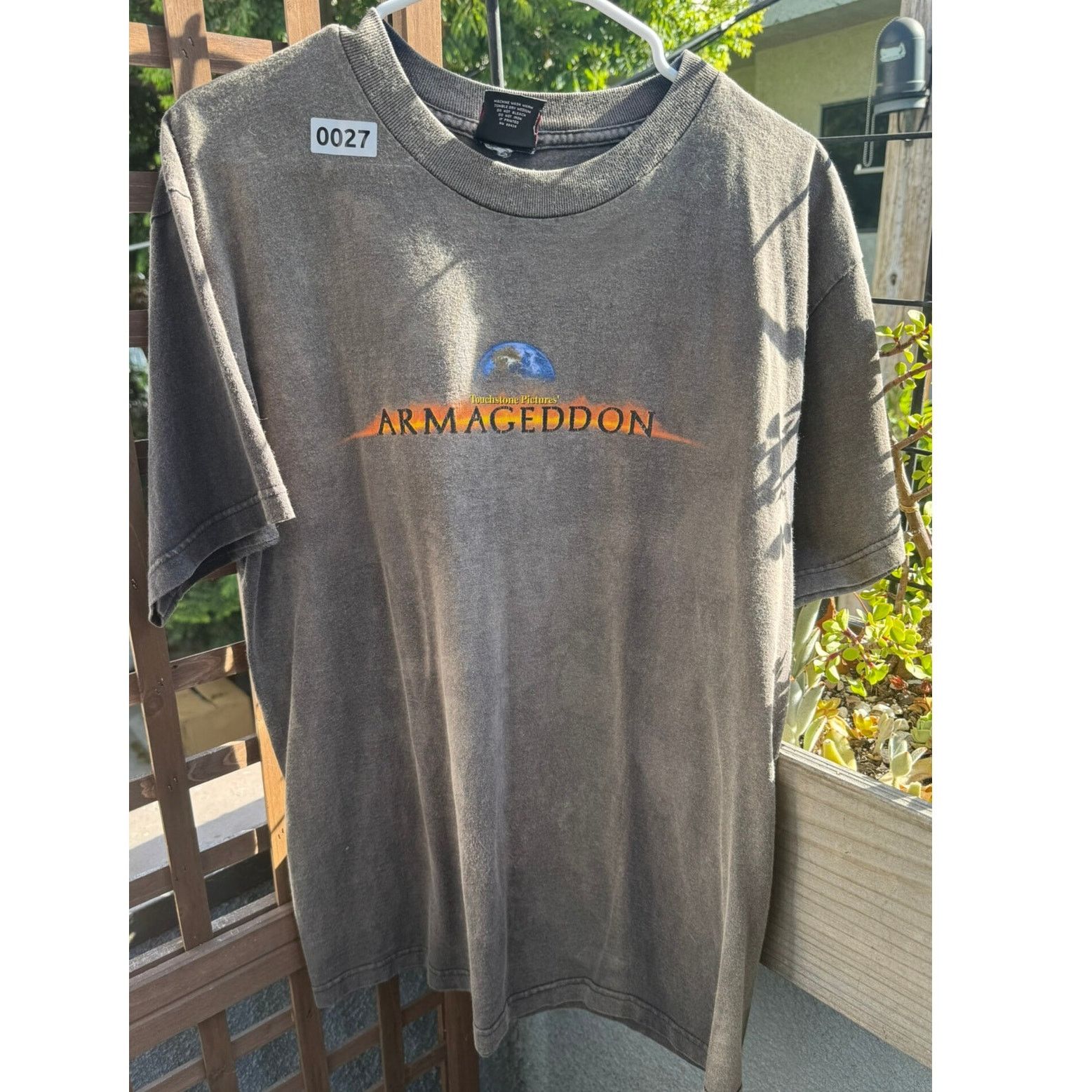 Giant Vintage 1998 Armageddon Movie Promo T-Shirt Black Size US L / EU 52-54 / 3 - 1 Thumbnail