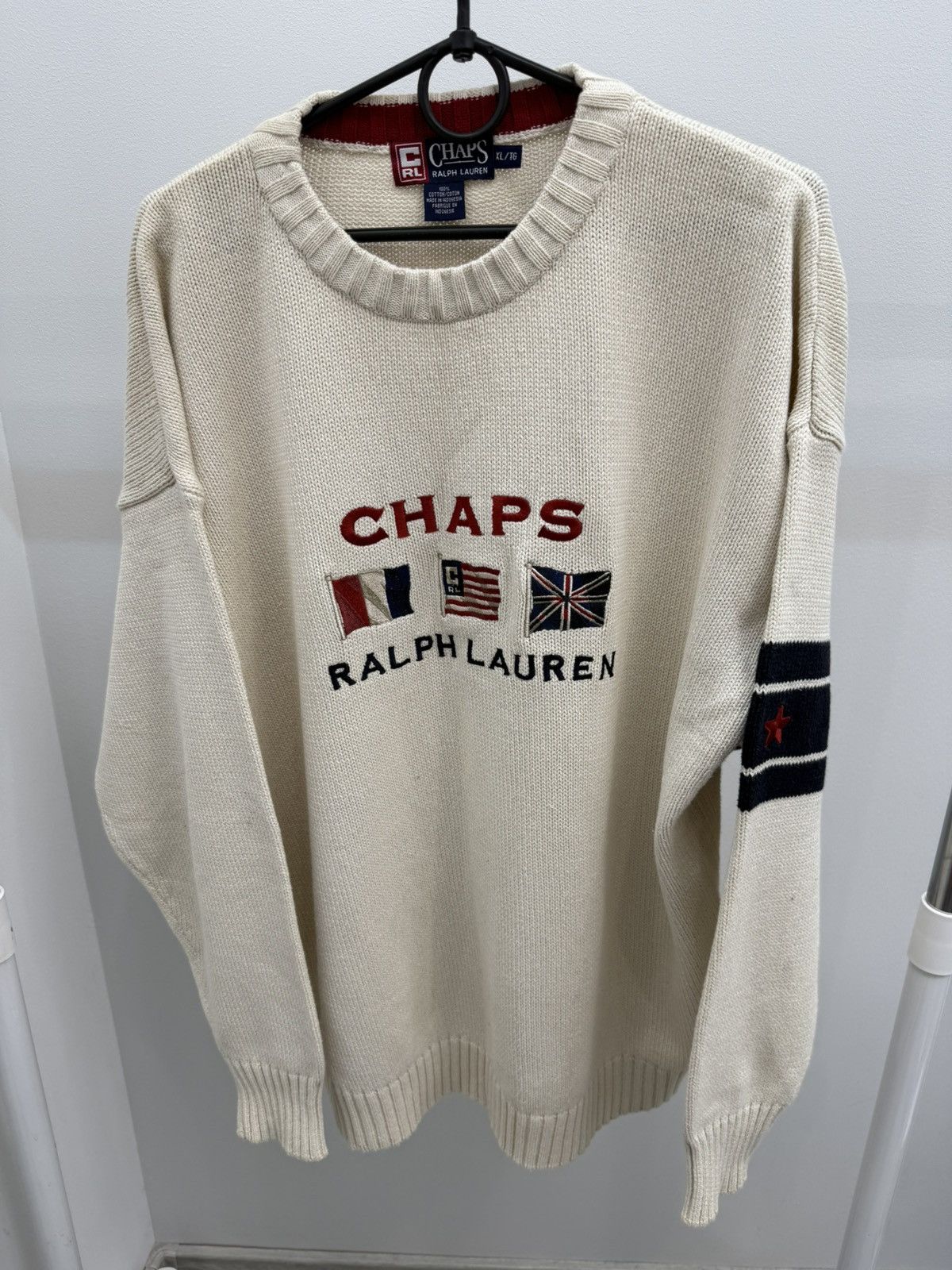Chaps Ralph Lauren Vintage Chaps Ralph Lauren Heavy Knit Yachting Sweater Size US XL / EU 56 / 4 - 1 Thumbnail