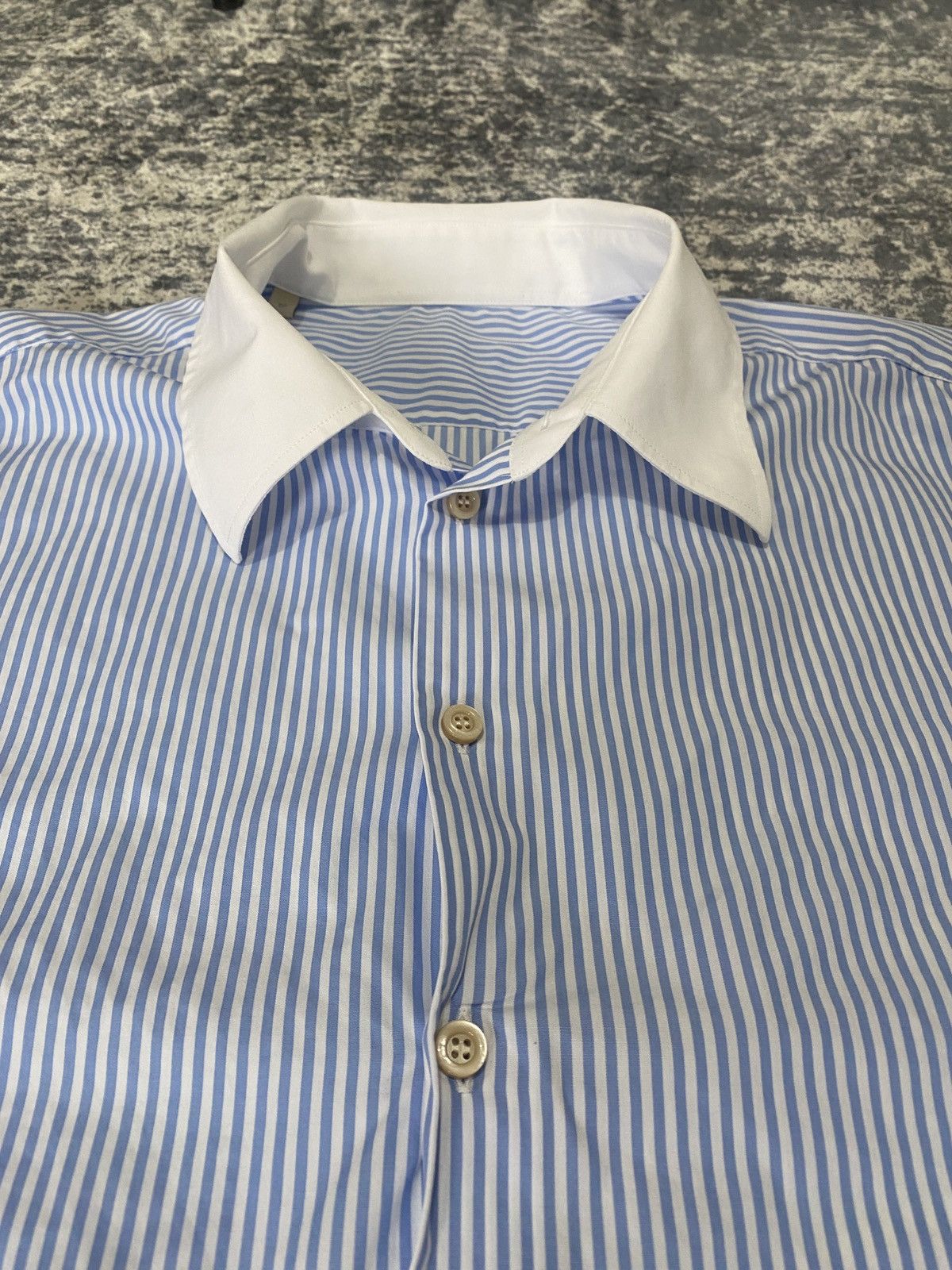 Gucci Gucci luxury Business striped shirt button up new collection Size US XXL / EU 58 / 5 - 6 Thumbnail