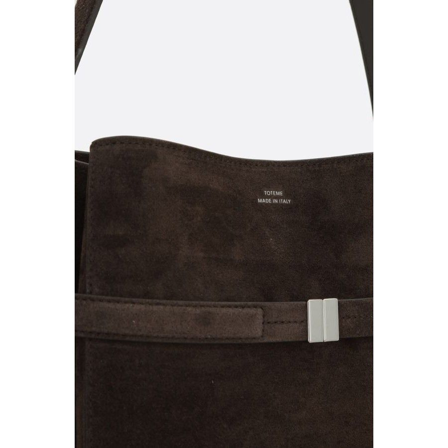 Toteme TOTEME Belted Bucket Suede Brown Bag New & Authentic Size ONE SIZE - 3 Thumbnail