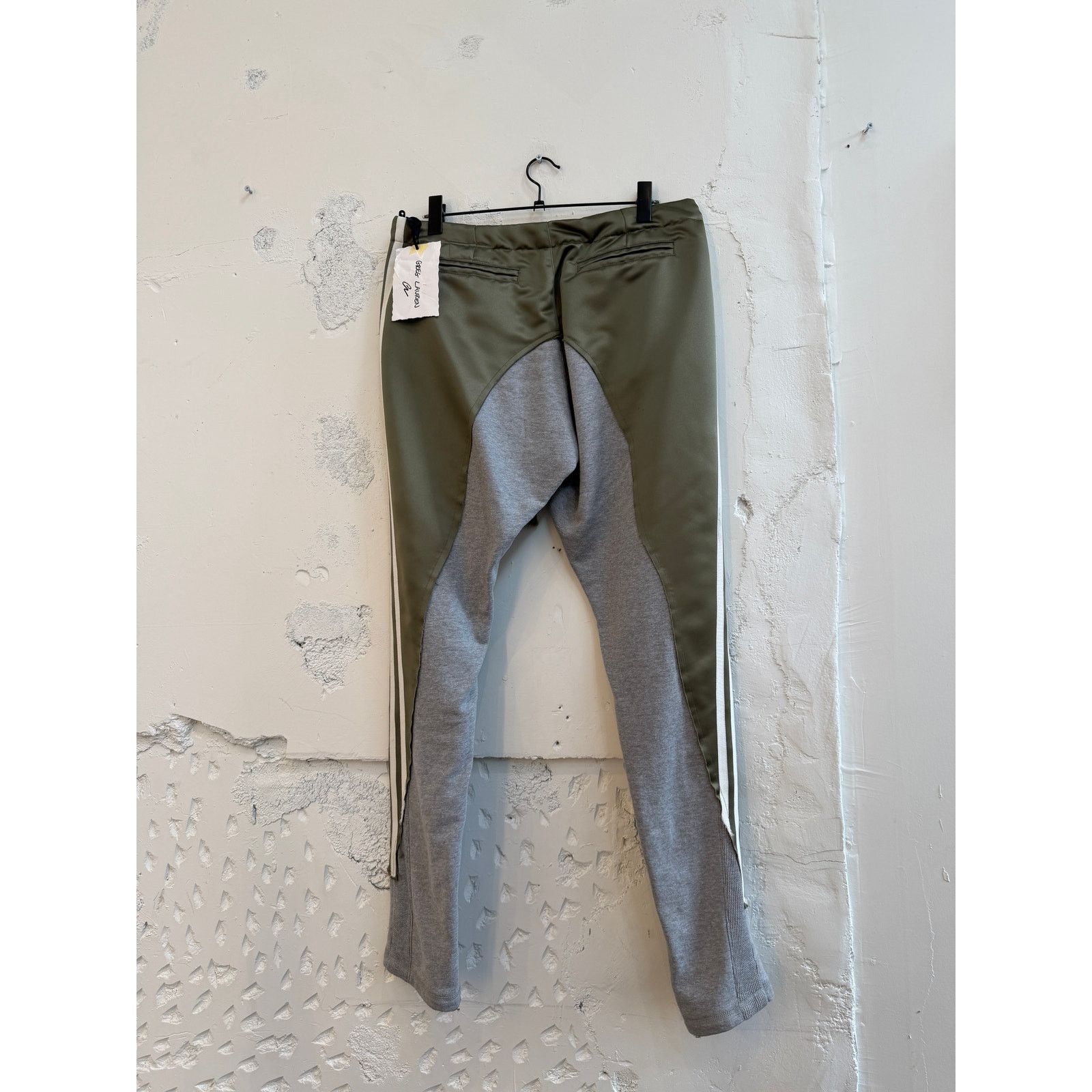Greg Lauren Greg Lauren SAMPLE 50/50 Satin Fleece Sweatpants Size US 34 / EU 50 - 3 Thumbnail