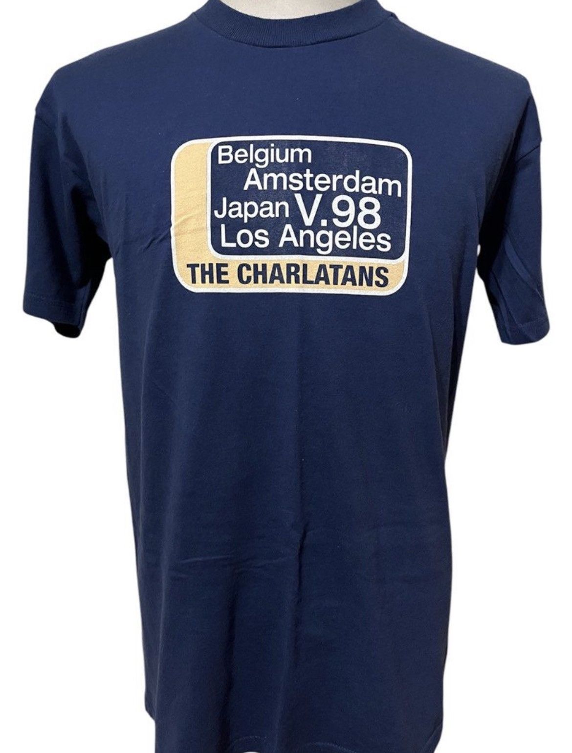 Vintage Vintage 90s The Charlatans Band Tshirt Size US L / EU 52-54 / 3 - 1 Thumbnail