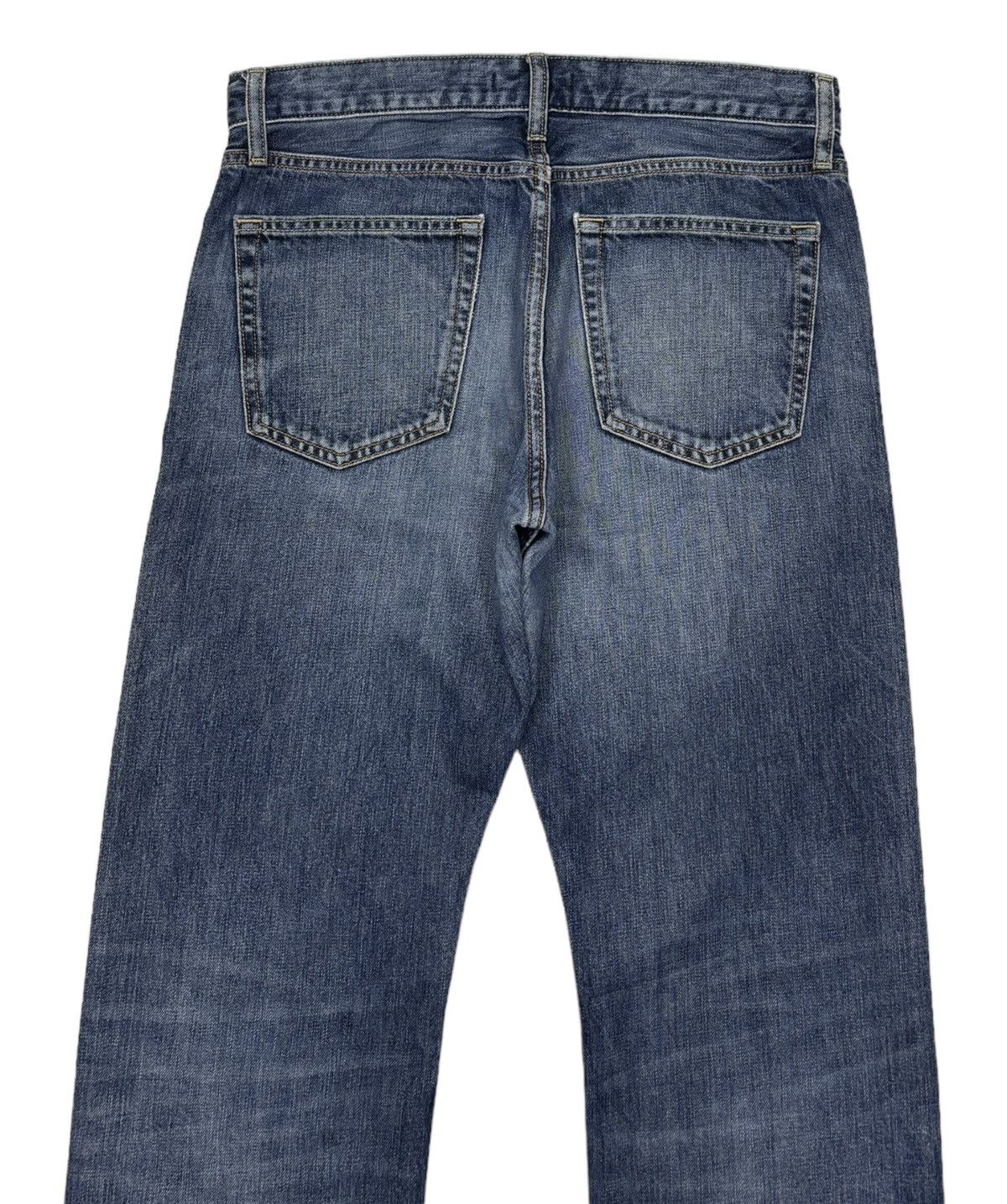 Kapital VINTAGE UNIQLO SELVEDGE DISTRESSED DENIM JEANS Size US 31 - 8 Thumbnail