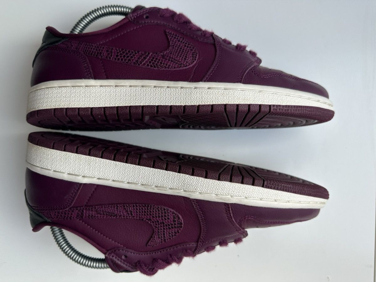 Nike Nike WMNS AIR JORDAN 1 RETRO LOW OG bordeaux sneakers Size US 7 / IT 37 - 3 Thumbnail