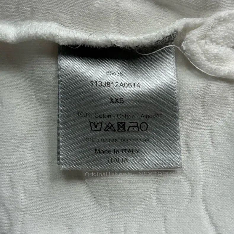 Dior Dior White towel full-printed letter short-sleeved polo Size US XXS / EU 40 - 6 Thumbnail