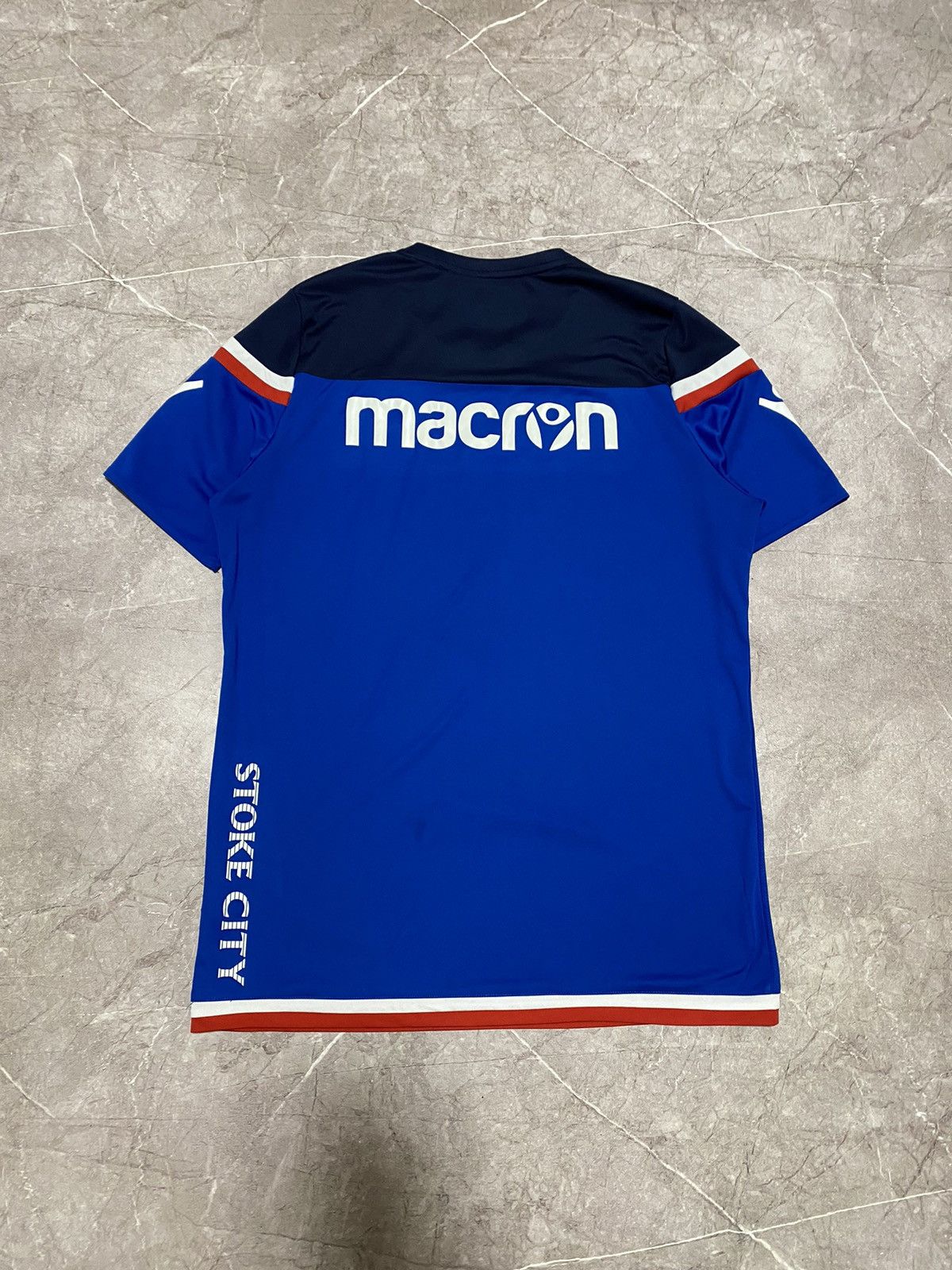 Macron Macron Stoke City The Potters Home Soccer Football Jersey Size US XL / EU 56 / 4 - 4 Thumbnail