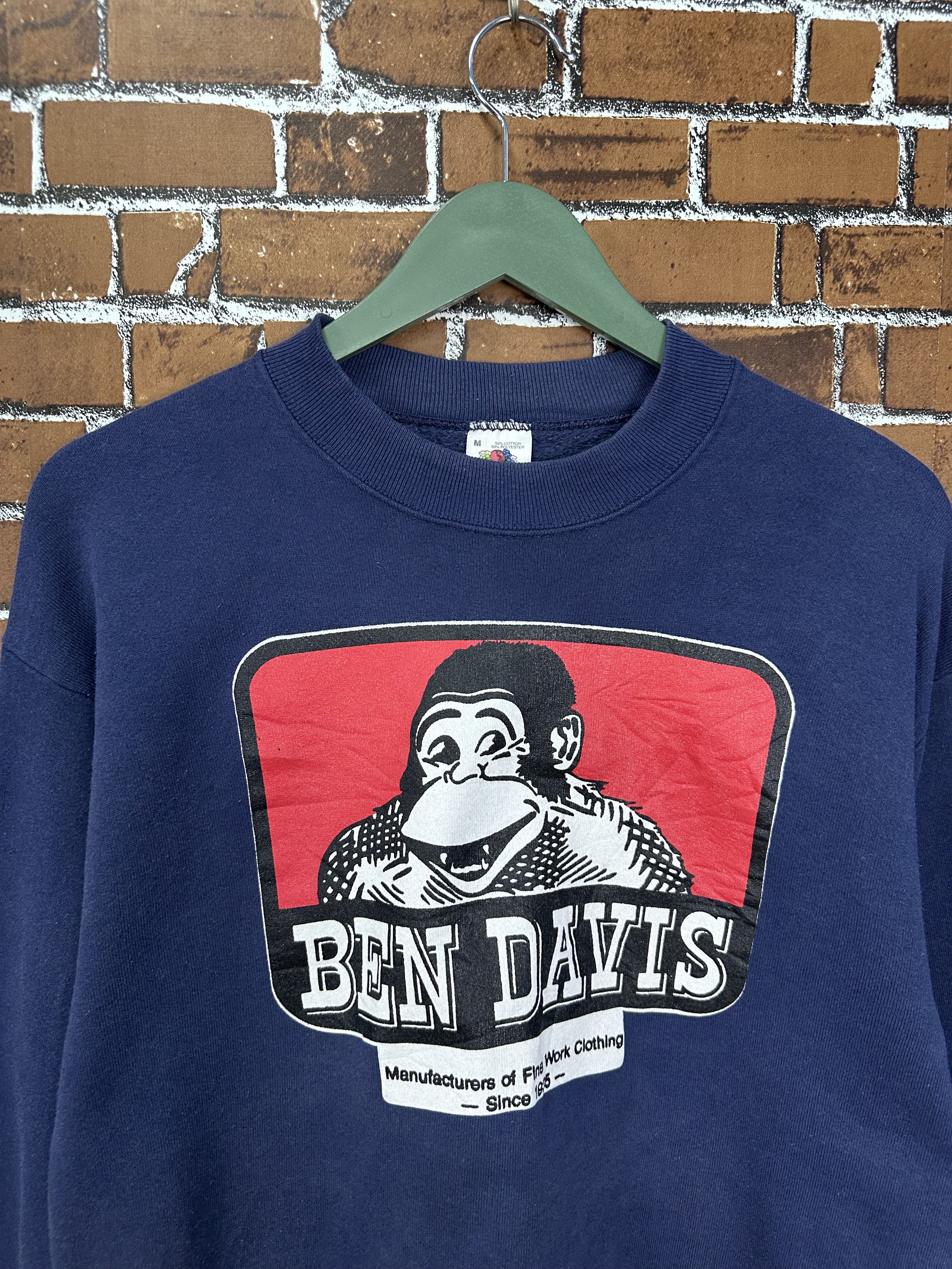 Ben Davis Crazy 80s Vintage Ben Davis Crewneck Sweatshirt Z437 Size US M / EU 48-50 / 2 - 3 Thumbnail