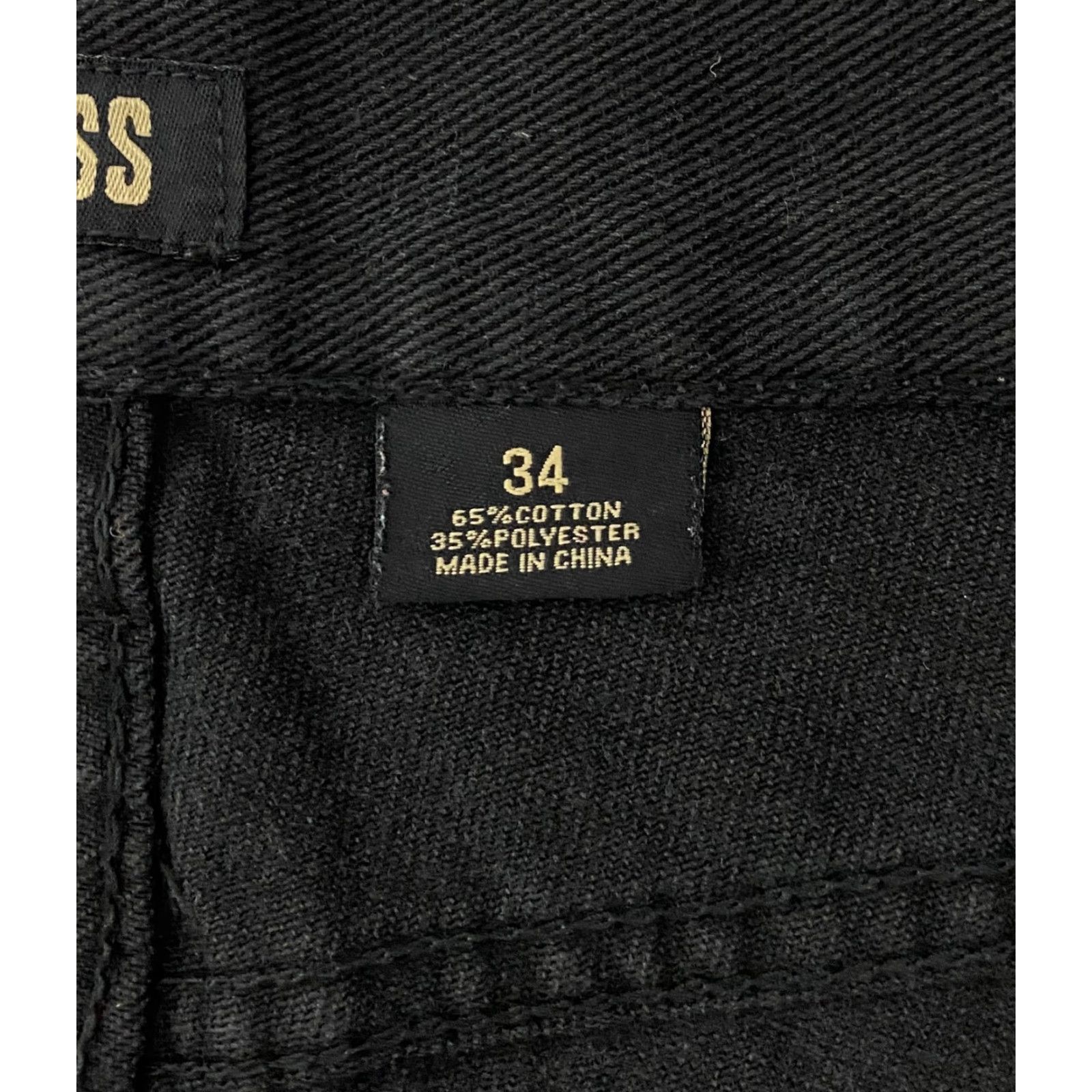 Vintage Access Jean Shorts Mens Bermuda 34 Black Jorts Pocket 5-Pocket Denim Cotton Polyester Hip Hop Streetwear Casual Summer 90s Womens? Size US 34 / EU 50 - 5 Thumbnail