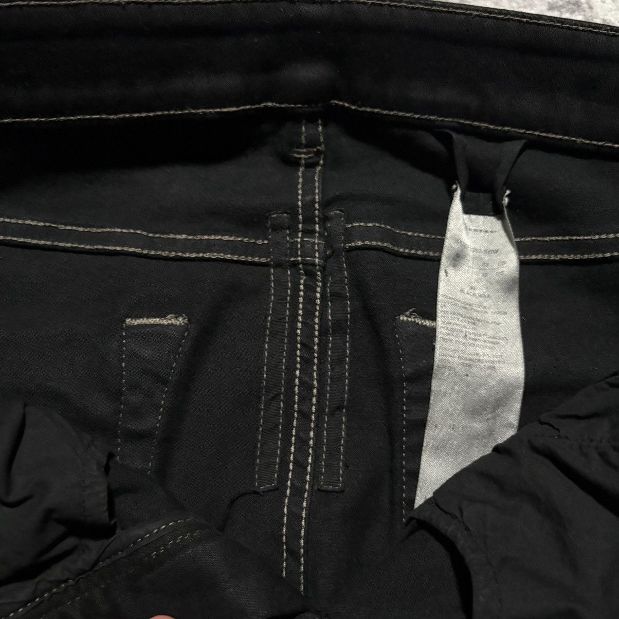 Rick Owens Drkshdw Rick Owens DRKSDHW SBW Heavy Waxed Tyrone Slit Cut Jeans Size US 32 / EU 48 - 9 Thumbnail