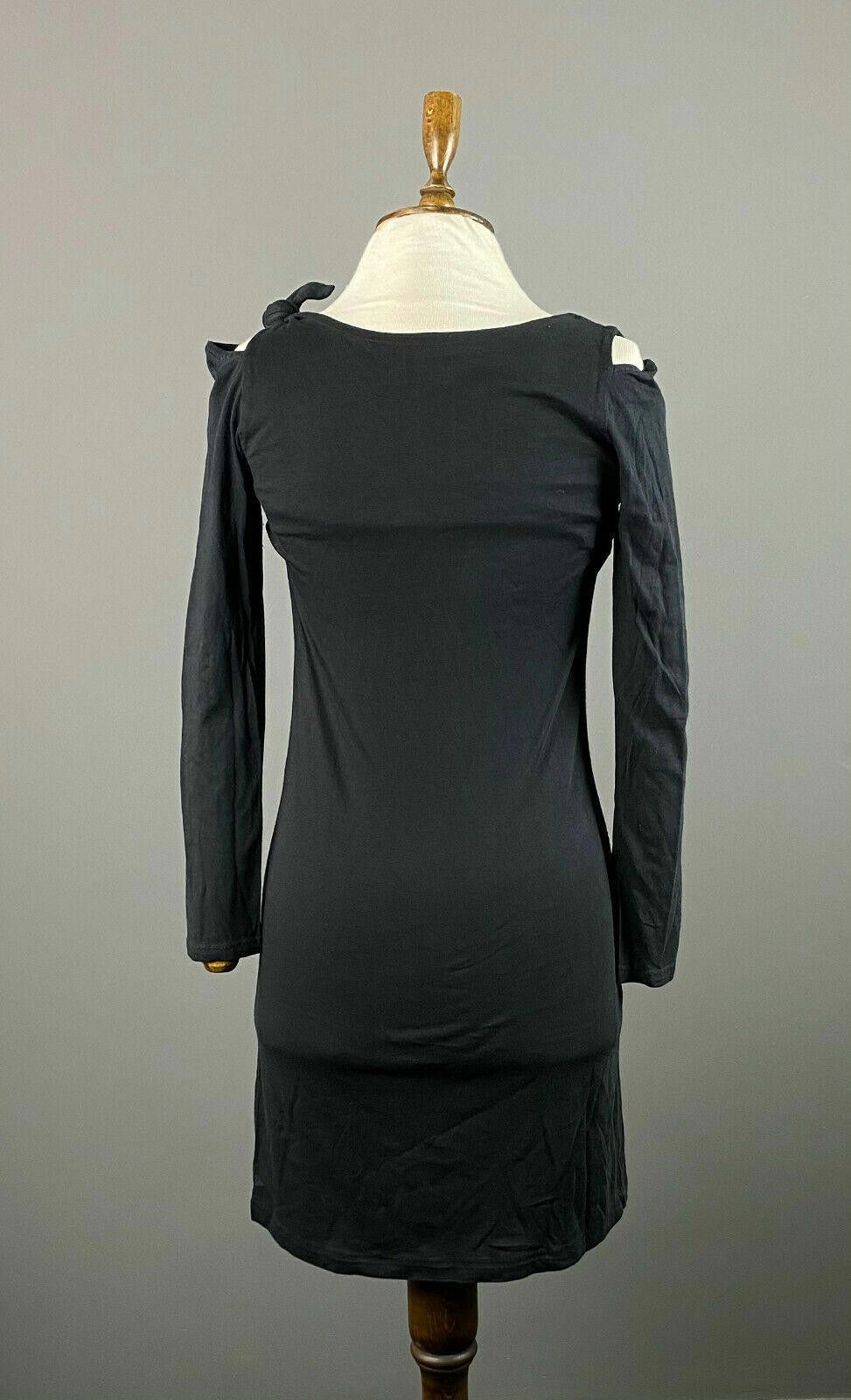 Sonia Rykiel Ladies Sonia Rykiel Black Cotton Boat Neck Dress Size S Size S / US 4 / IT 40 - 5 Thumbnail