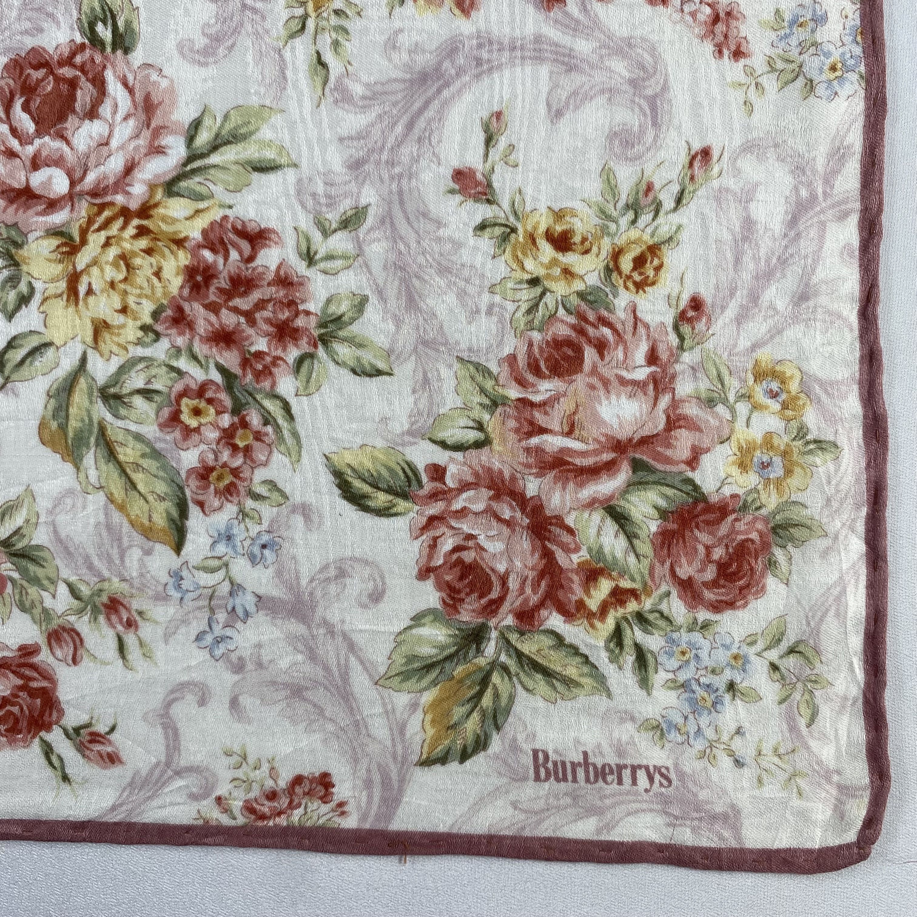 Burberry × Vintage Burberry Handkerchief / Neckerchief / Bandana-P1820 Size ONE SIZE - 3 Thumbnail