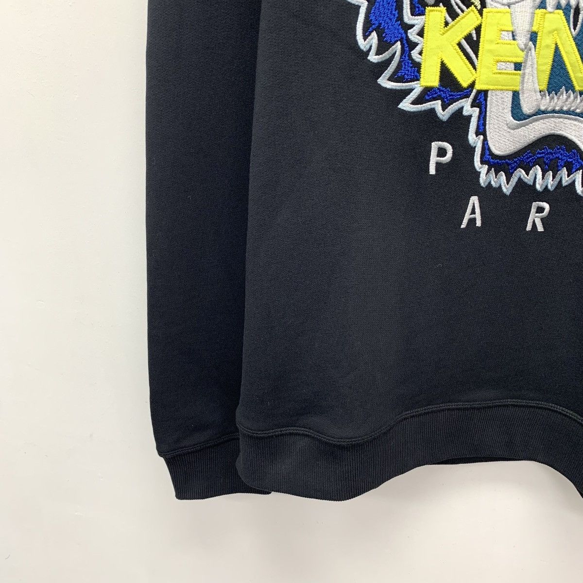 Kenzo Kenzo Tiger Head Embroidered Long Sleeve Sweatshirt K26WX Size US L / EU 52-54 / 3 - 4 Thumbnail