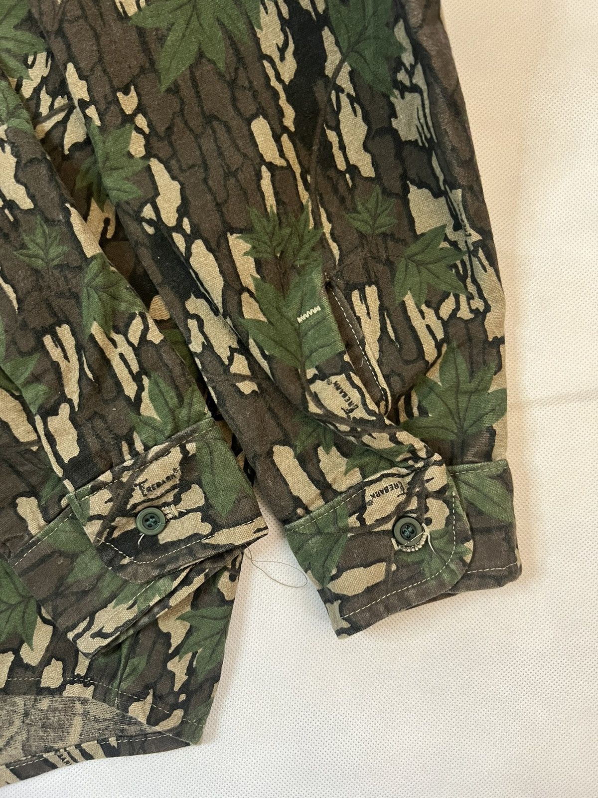 Vintage Vintage 90's Melton Deerskin Camo Hunting Shirt Size US M / EU 48-50 / 2 - 9 Thumbnail