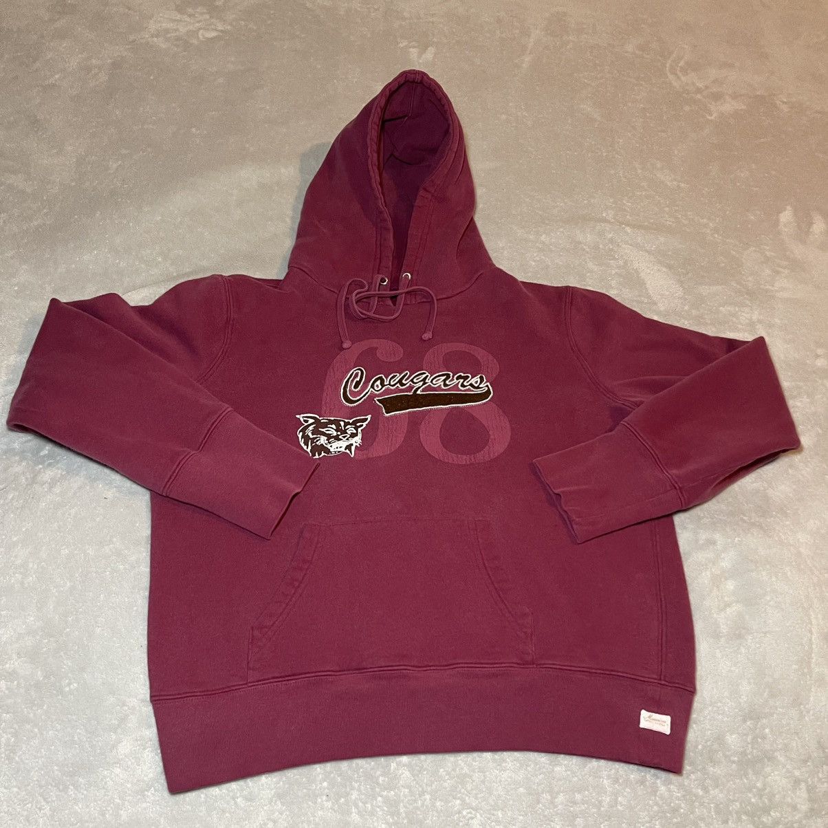 Other Vintage WSU Cougars Womens Medium Burgundy Hoodie Y2K Size M / US 6-8 / IT 42-44 - 1 Thumbnail