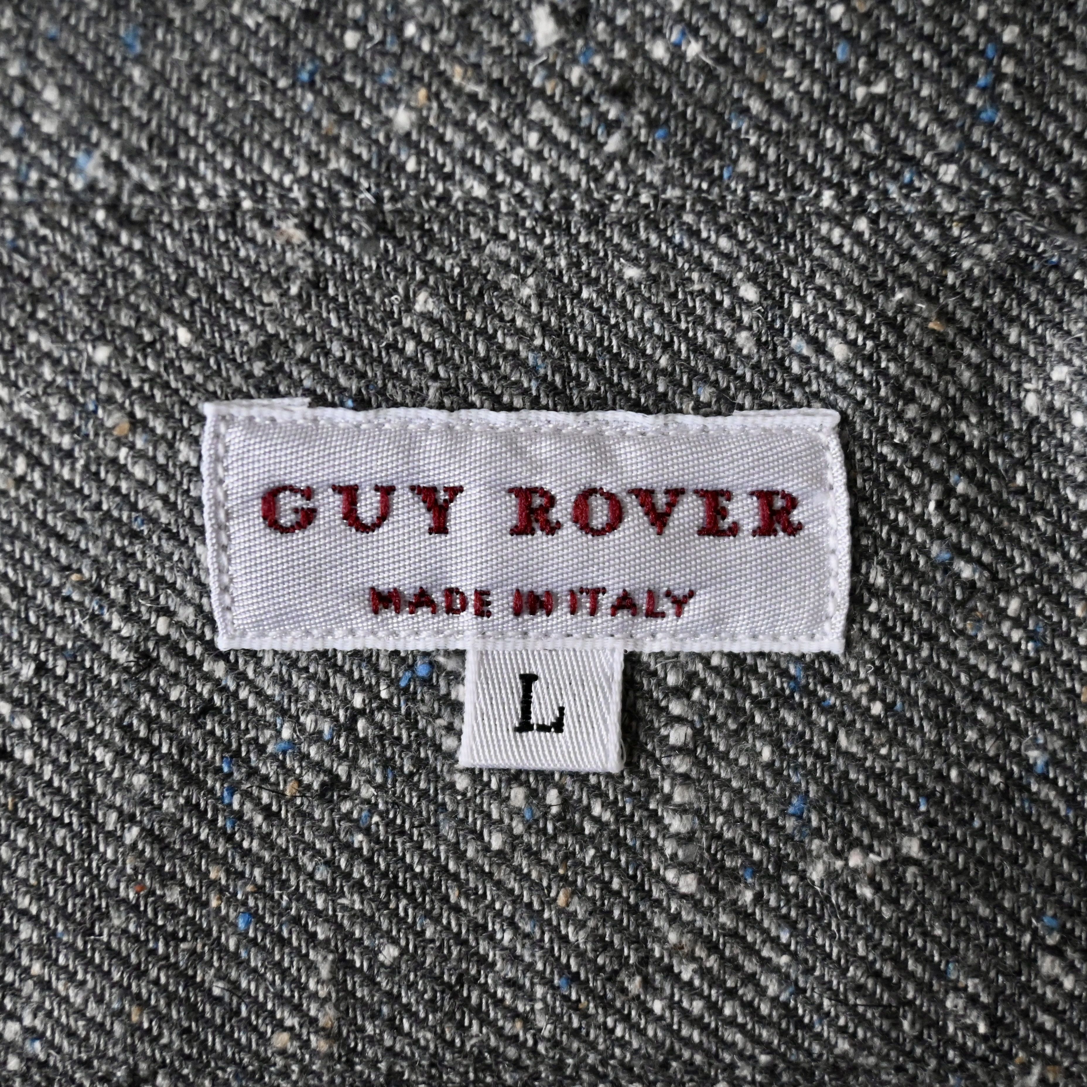 Guy Rover 1990s GUY ROVER nepped fabric square hem shirt made in Italy Size US L / EU 52-54 / 3 - 13 Thumbnail