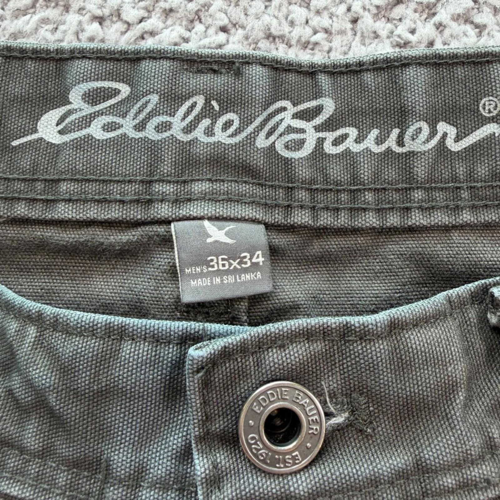 Eddie Bauer Eddie Bauer Canvas Workwear Pants 36x34 Straight Fit Size US 36 / EU 52 - 5 Thumbnail