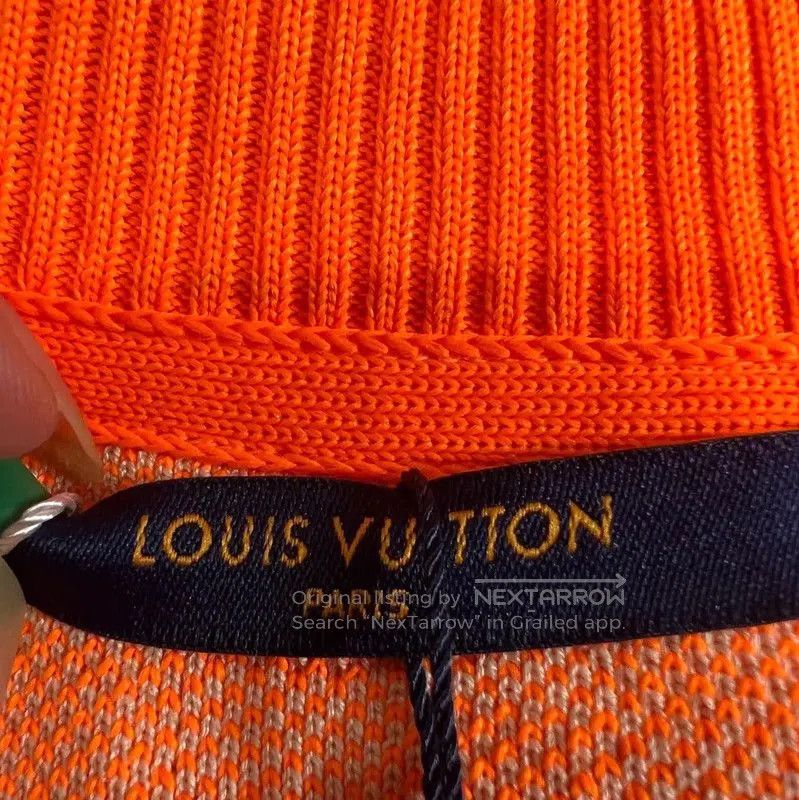 Louis Vuitton Louis Vuitton Men's Orange Cotton Sweatshirt . Size US S / EU 44-46 / 1 - 3 Thumbnail
