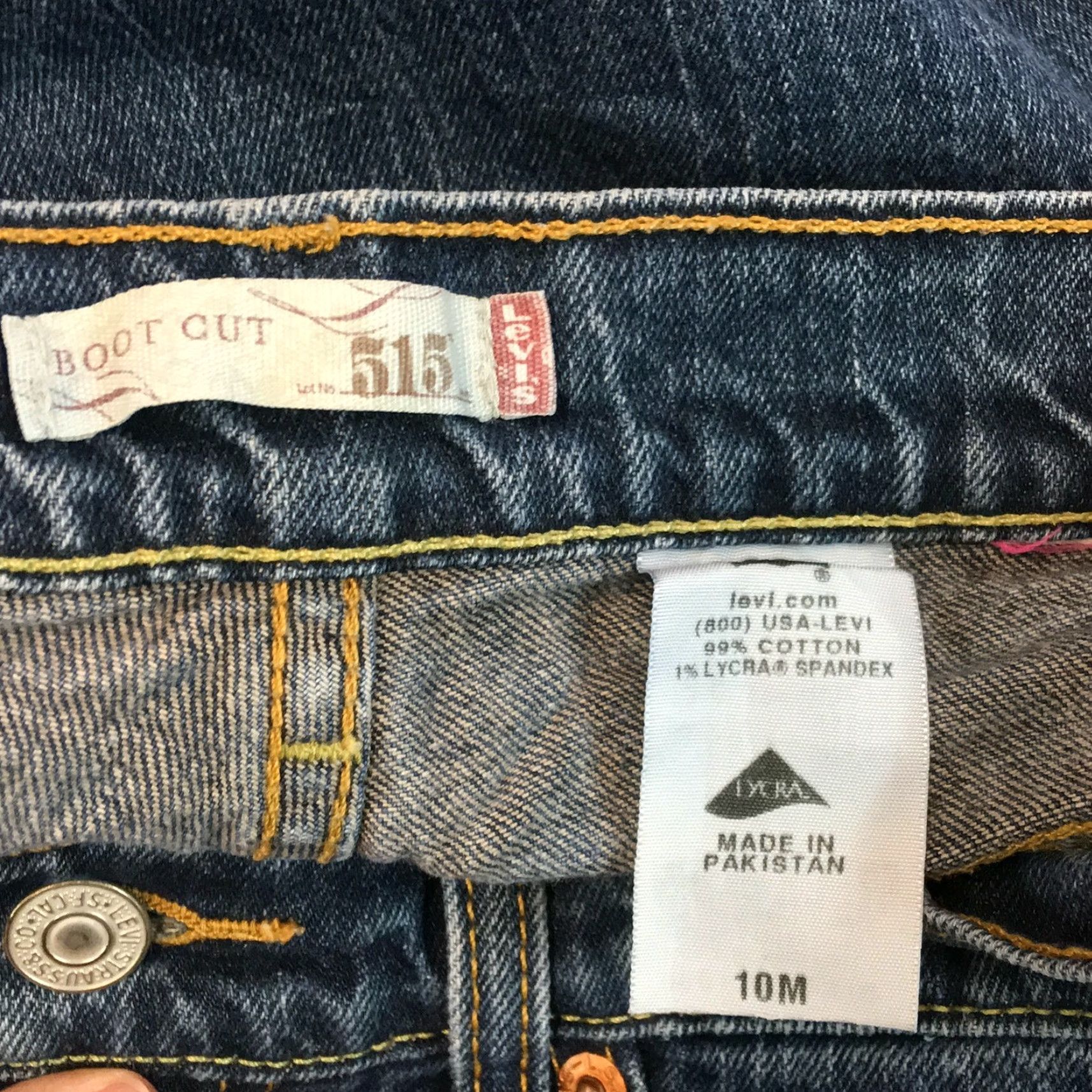 Levi's Levi's 515 Women's Bootcut Jeans Size 10 Regular Fit Blue Denim 32x32 Stylish Casual Size 32" / US 10 / IT 46 - 6 Thumbnail