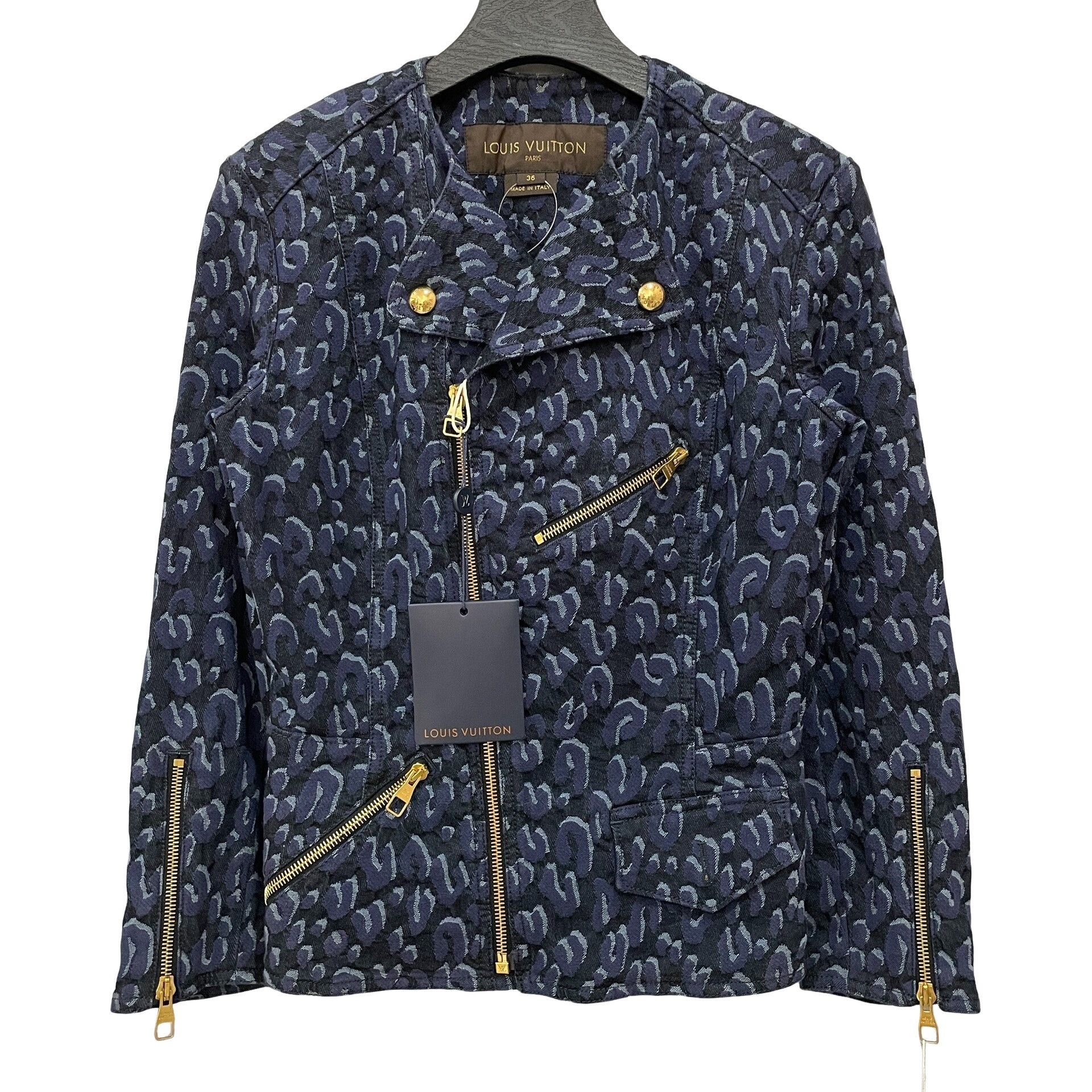 Louis Vuitton Louis Vuitton Leopard Print Denim Jacket 36 Size XS / US 0-2 / IT 36-38 - 1 Thumbnail