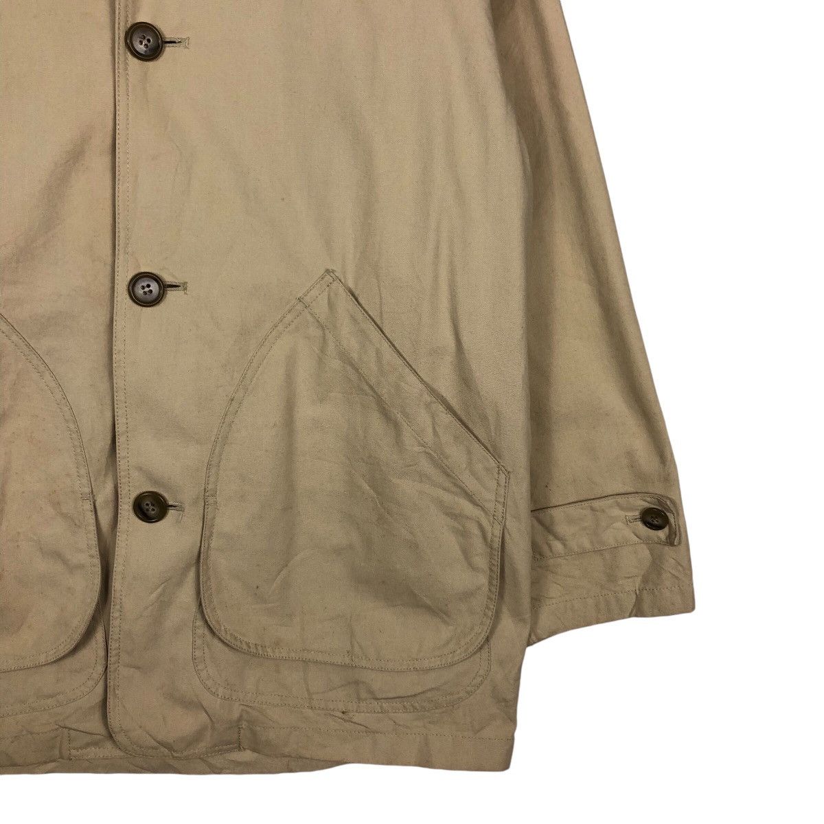 Japanese Brand × Vintage 📌Vintage Belle Maison Chore Jacket Worker Big Pocket Size US L / EU 52-54 / 3 - 6 Thumbnail