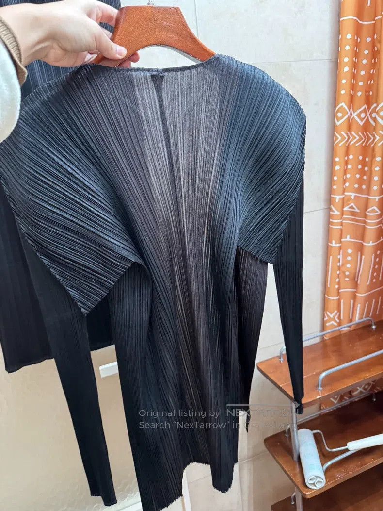 Issey Miyake Issey Miyake Black Coat Size L / US 10 / IT 46 - 8 Thumbnail