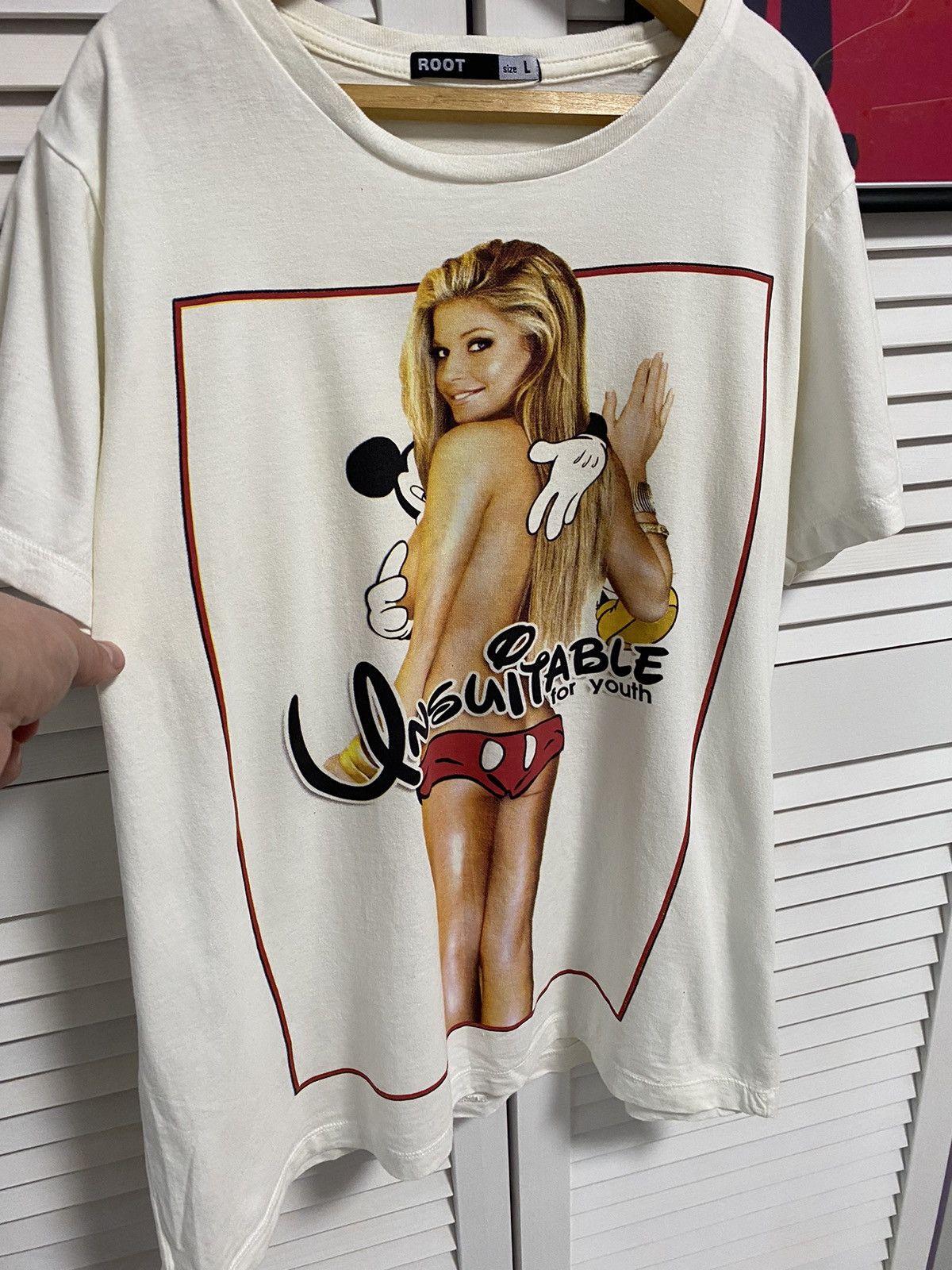 Band Tees T-Shirt Tee Root Unsuitable for Youth Graphic Girl Mouse Size US L / EU 52-54 / 3 - 3 Thumbnail