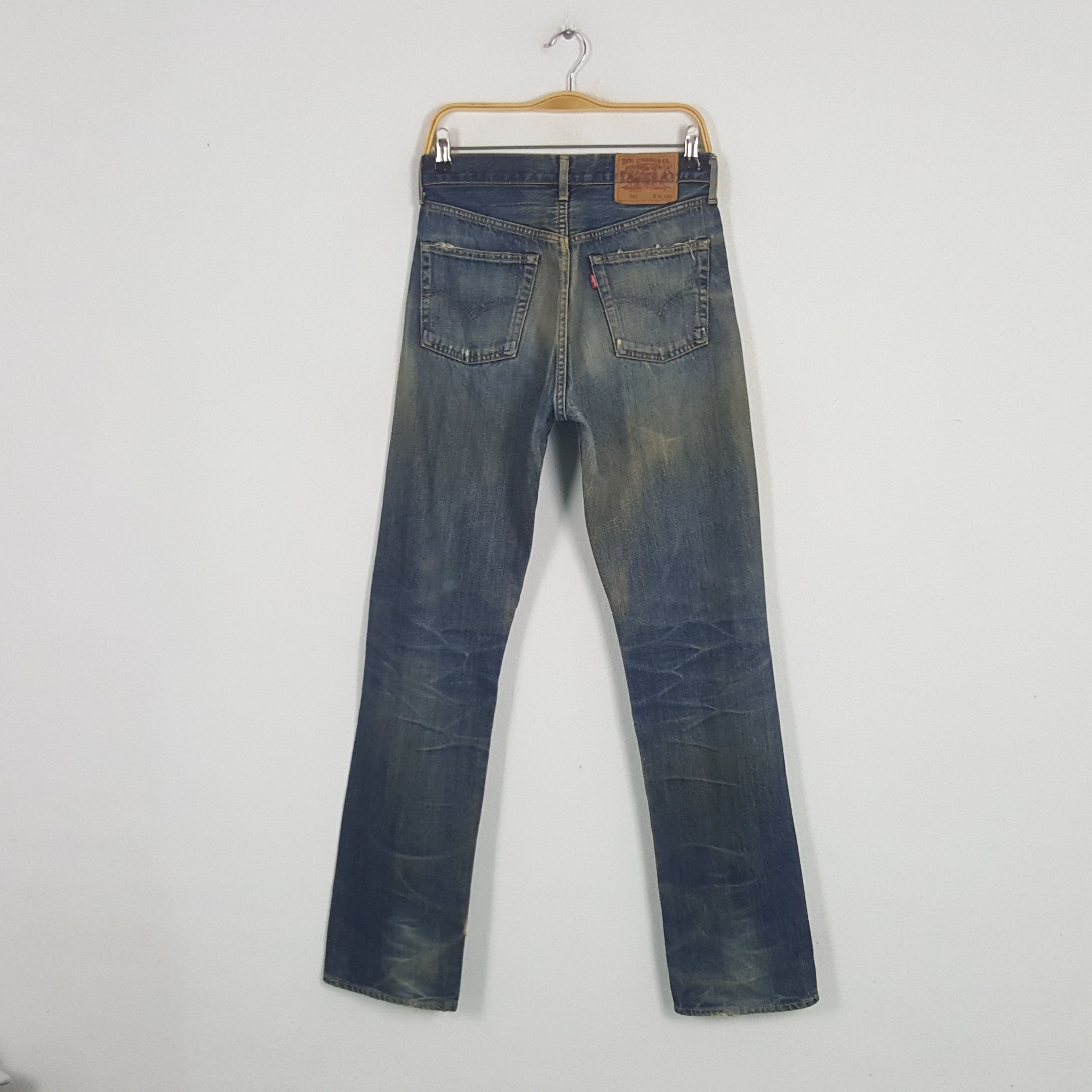 Levi's × Vintage Vintage Levi's 502 Selvedge American Distressed Denim Jeans Size US 28 / EU 44 - 4 Thumbnail