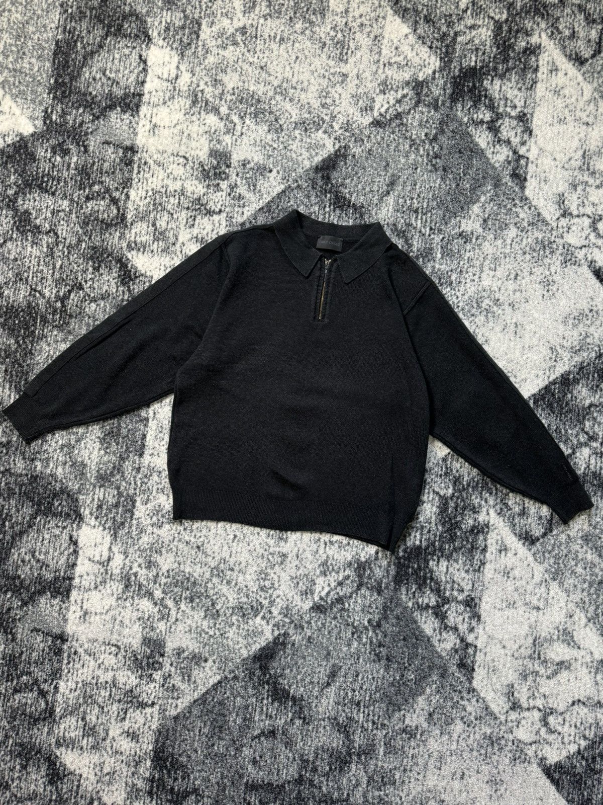Carlo Colucci × Vintage Vintage Carlo Colucci Sweater 1/4 Zip Y2K style 90s Size US M / EU 48-50 / 2 - 1 Thumbnail