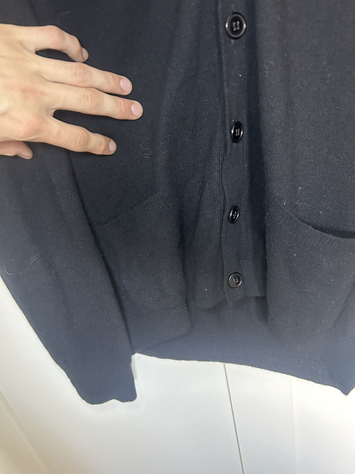 Designer × Kappa × Vintage Vintage Robe di Kappa 100% lambswool button up cardigan Size US XL / EU 56 / 4 - 7 Thumbnail