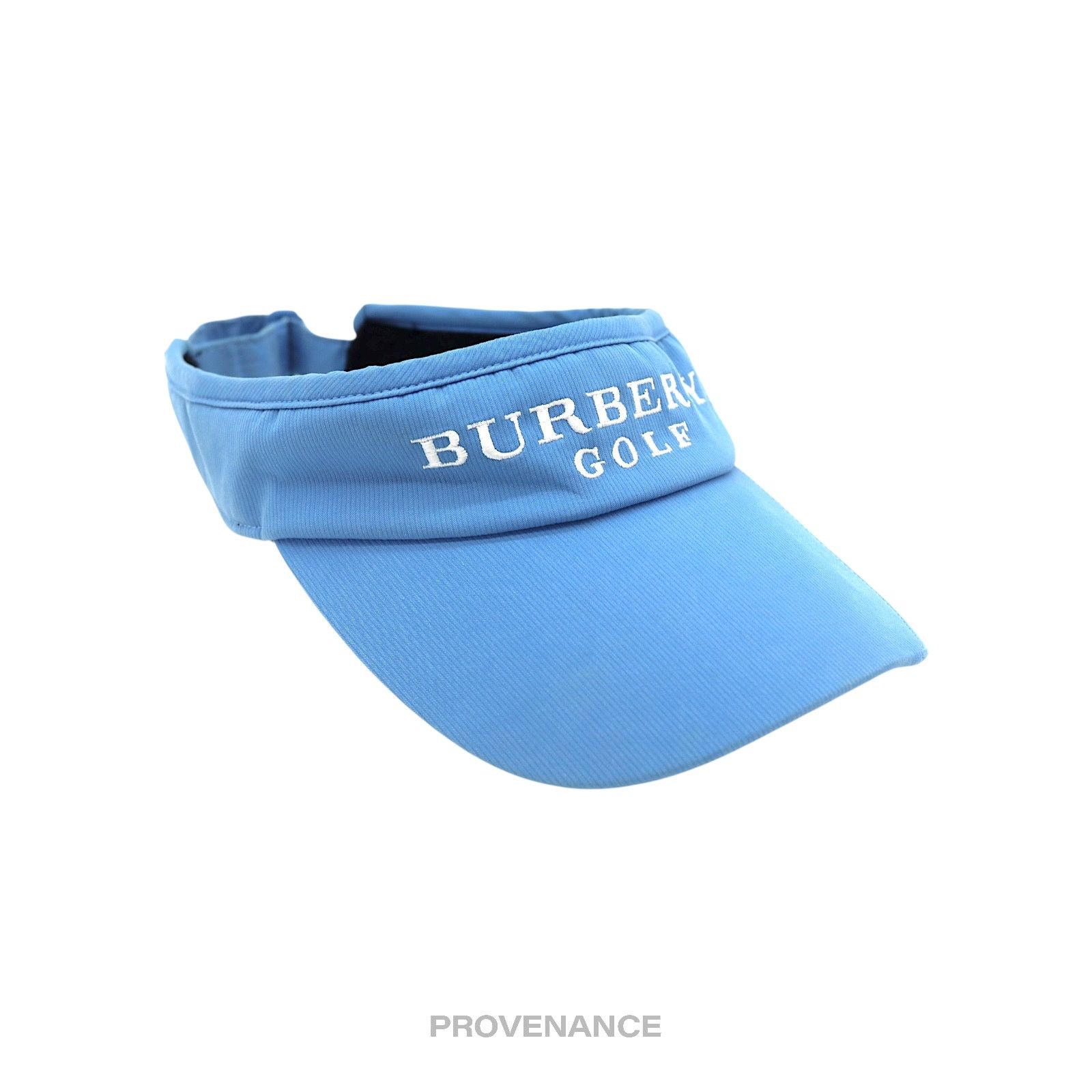 Burberry 🔴 Burberry Golf Logo Embroidered Visor - Sky Blue Size ONE SIZE - 3 Thumbnail