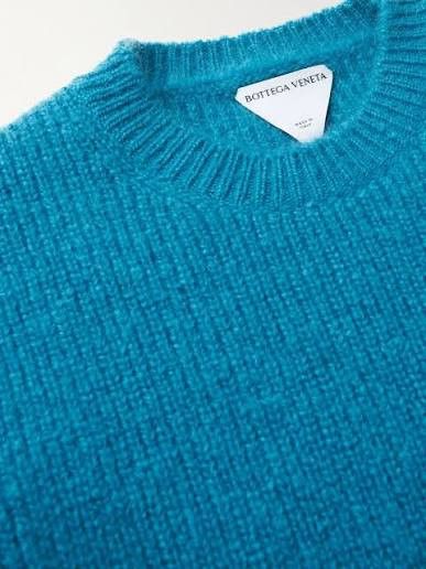 Bottega Veneta Bottega Veneta Ribbed Mohair-Blend Crewneck Knit Size US S / EU 44-46 / 1 - 3 Thumbnail
