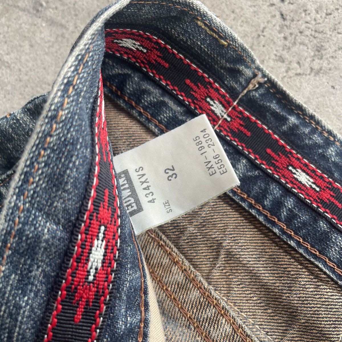 Edwin W34 Vintage Edwin XV Distressed Rusty Jean Faded Denim Pants Size US 34 / EU 50 - 8 Thumbnail