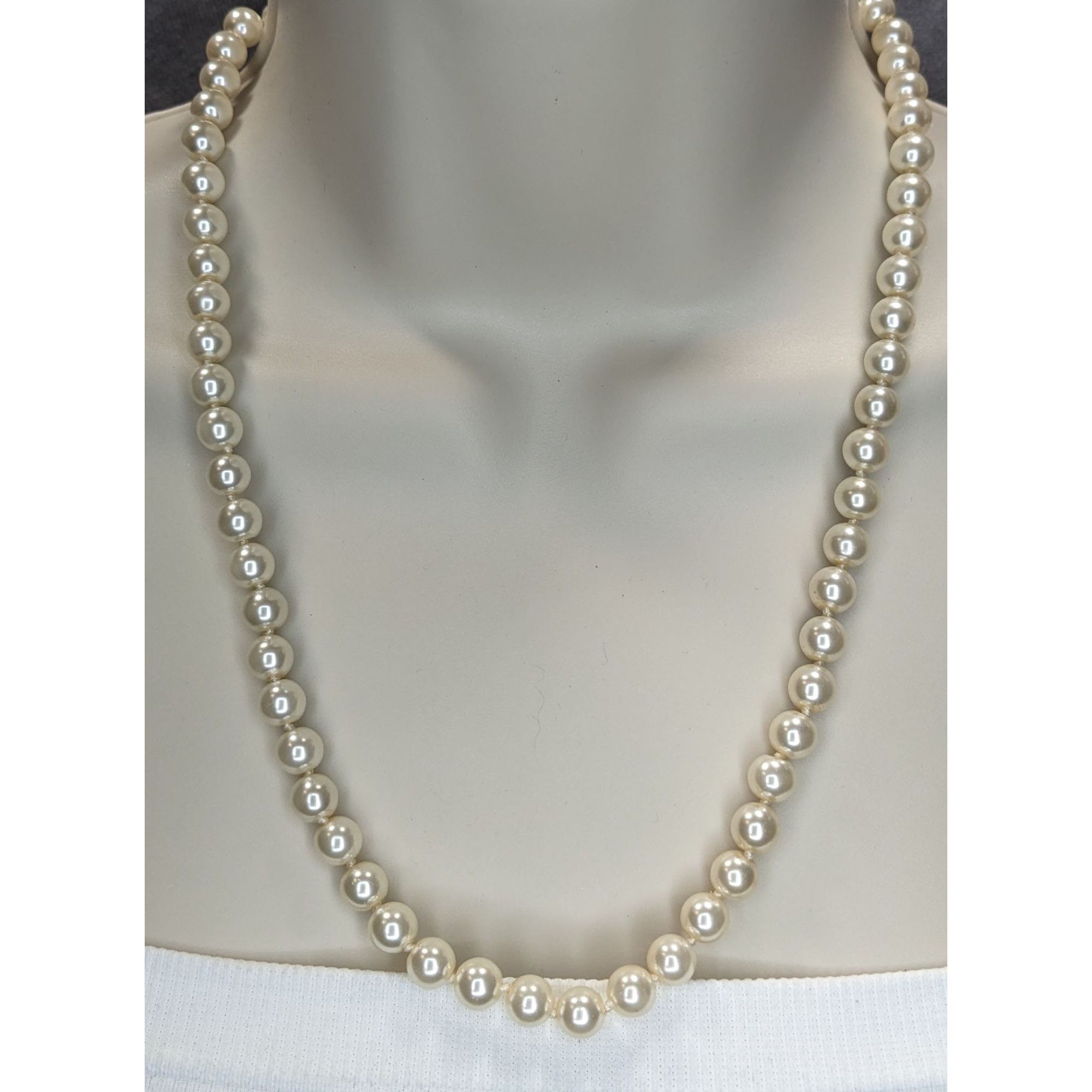 Other Vintage 1960s WLIND Faux Pearl Necklace With 14K Gold Electr Size ONE SIZE - 1 Thumbnail