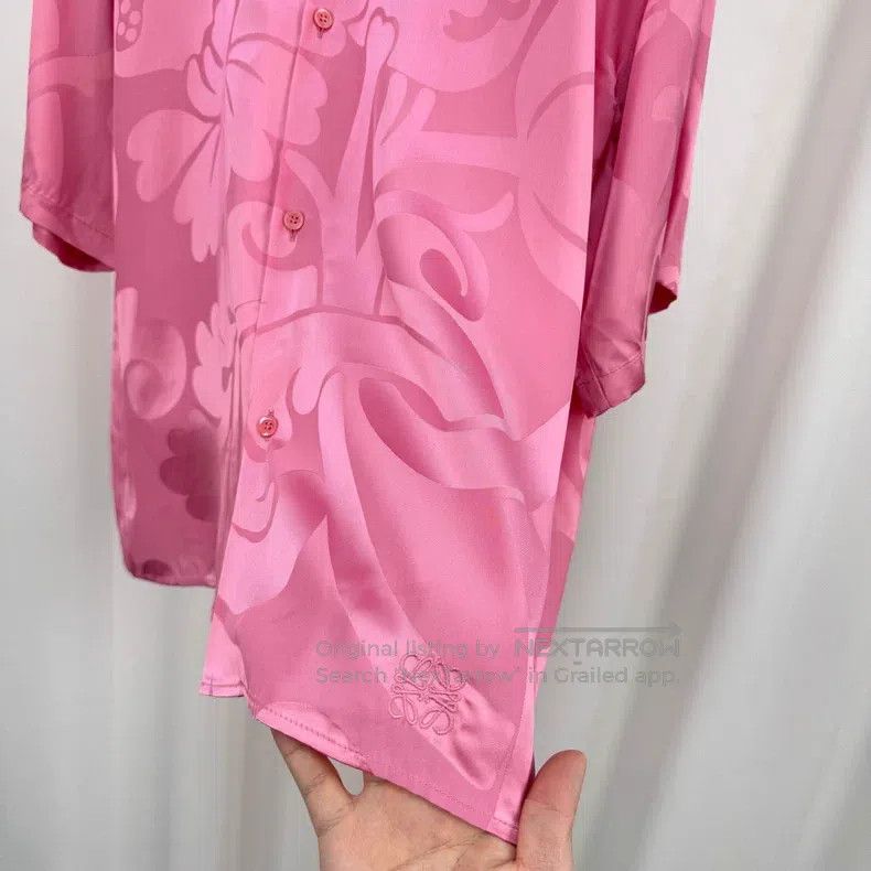 Loewe Loewe size 39 2025 Spring Summer Pink Embroidered Logo Subt Size XS / US 0-2 / IT 36-38 - 4 Thumbnail