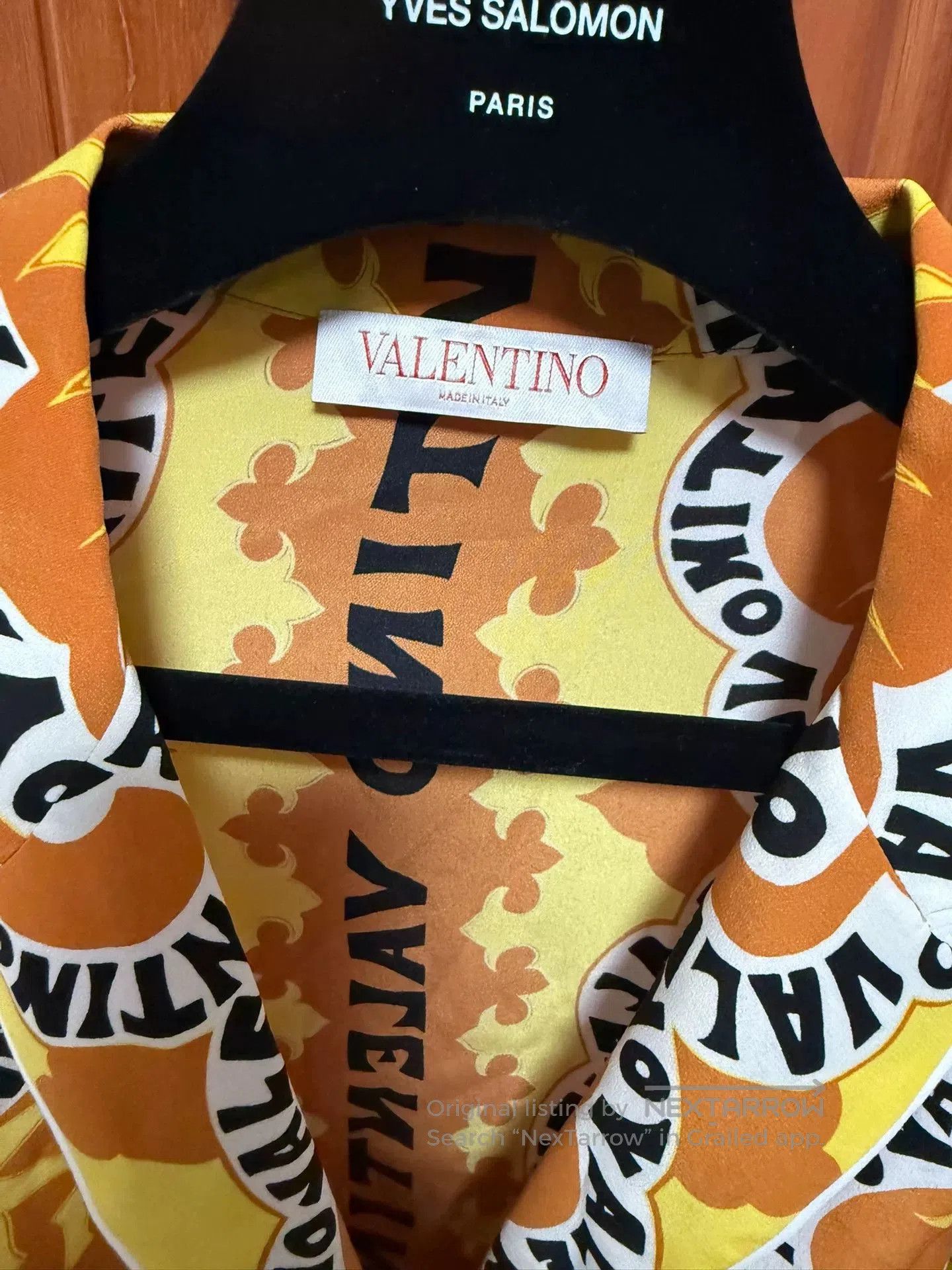 Valentino Valentino Silk Printed Shirt. Size US M / EU 48-50 / 2 - 2 Thumbnail