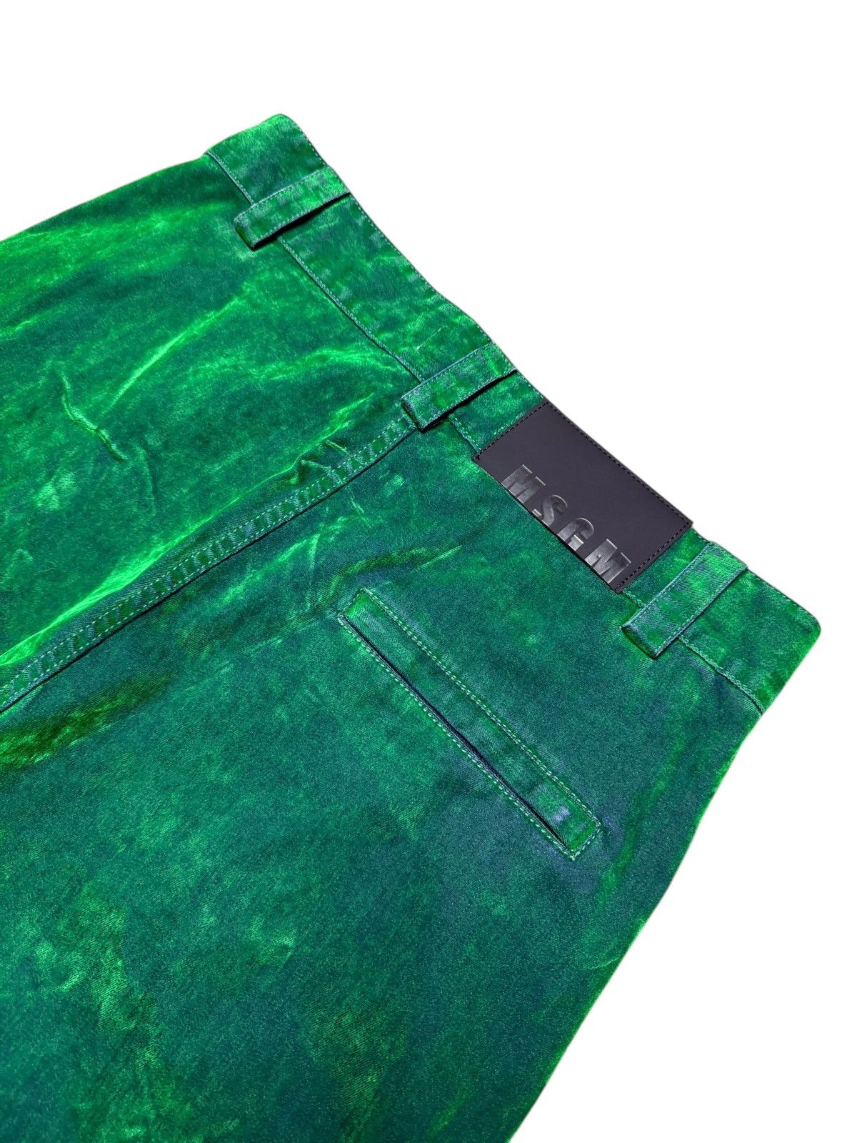 MSGM BNWT MSGM Cargo Utility Trousers 46 Green Velvet RRP £625 Size 32" / US 10 / IT 46 - 9 Thumbnail